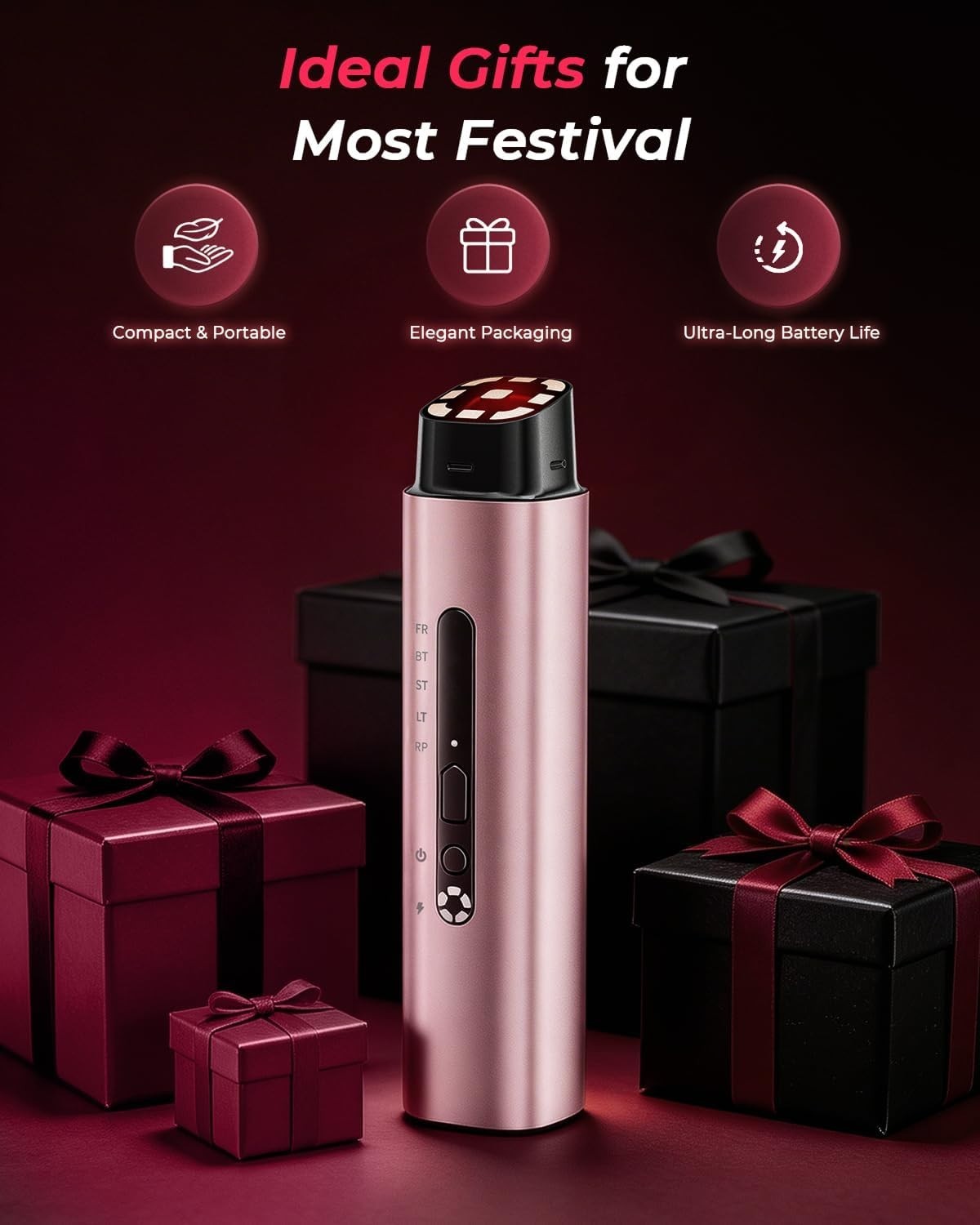 Microcurrent Facial Device – 5-in-1 Skin Tightening & Lifting Facial Machine