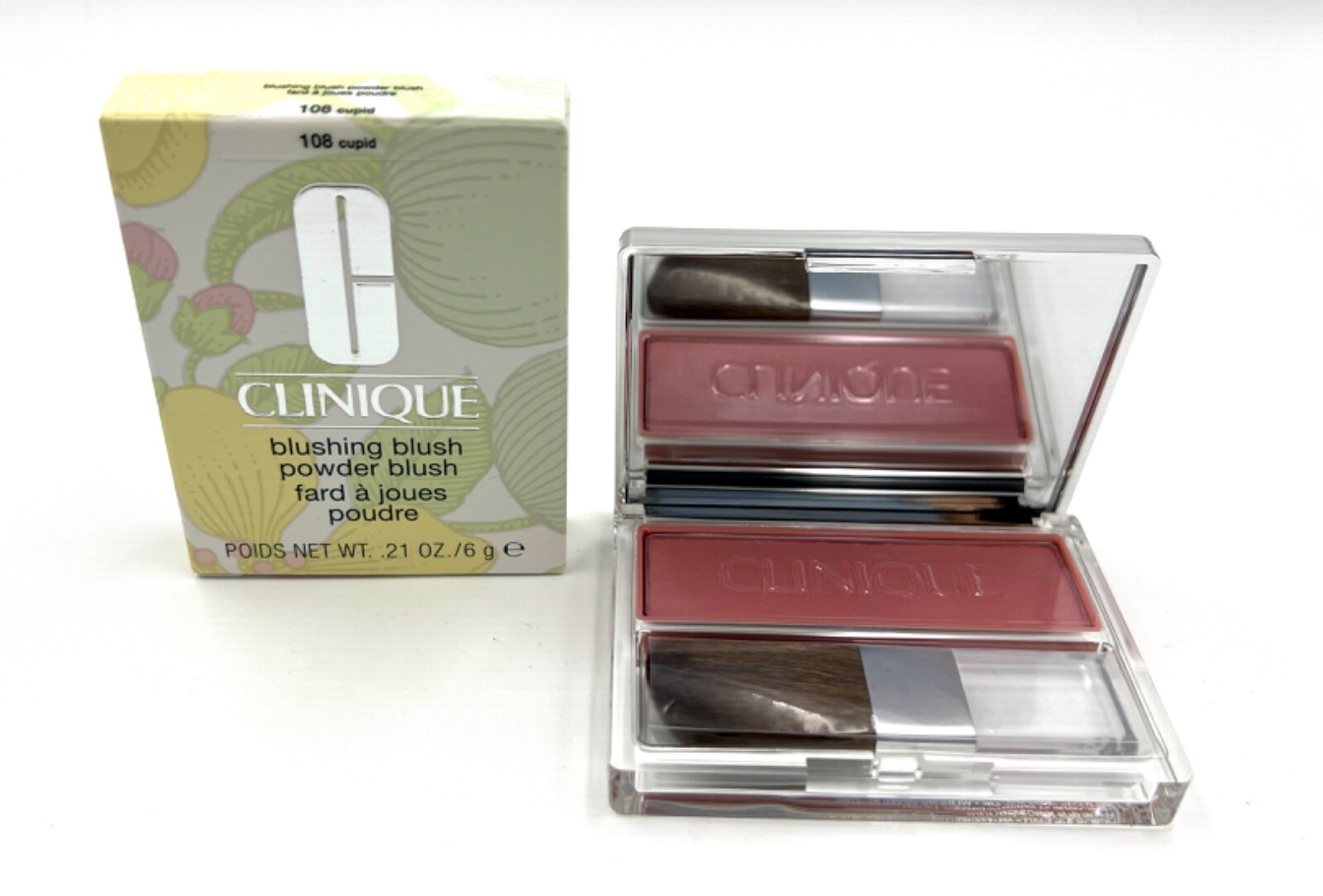 New in Box! Clinique Blushing Blush Powder Blush ~ 108 Cupid ~ Full Size