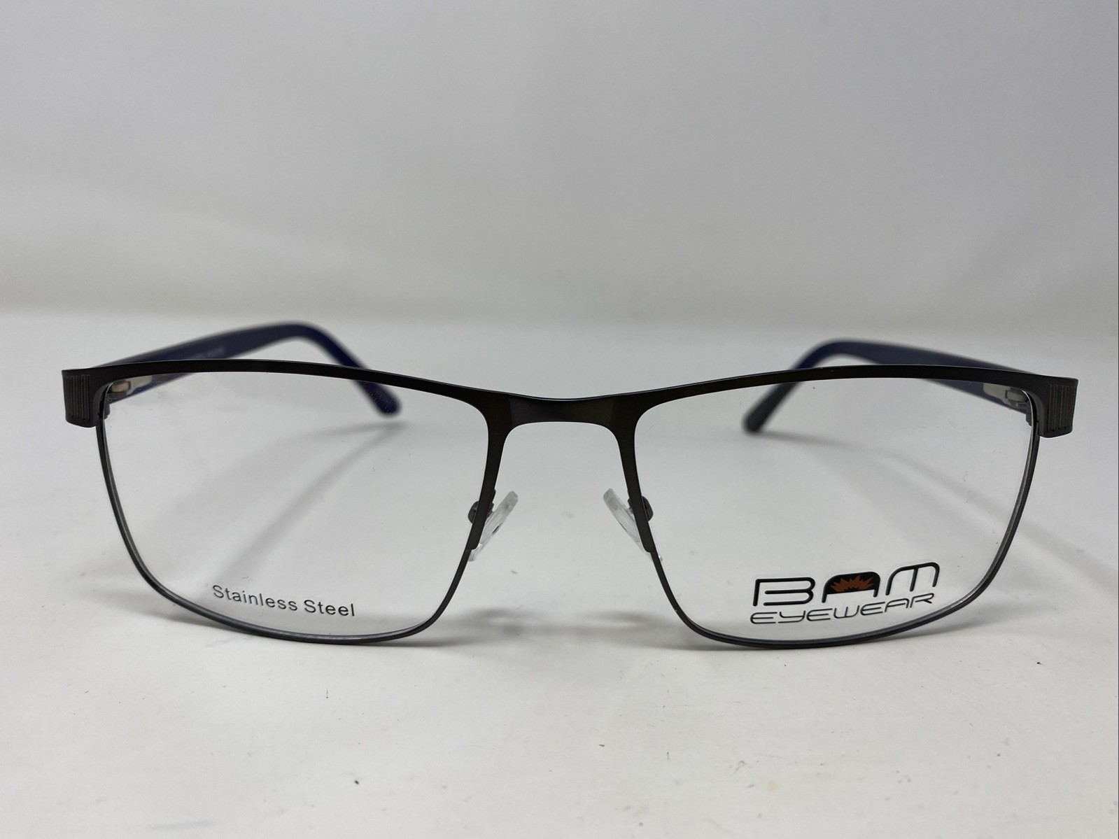 BAM Eyewear BAM 524 GUNMETAL 60-20-150 Metal Full Rim Eyeglasses Frame 115H