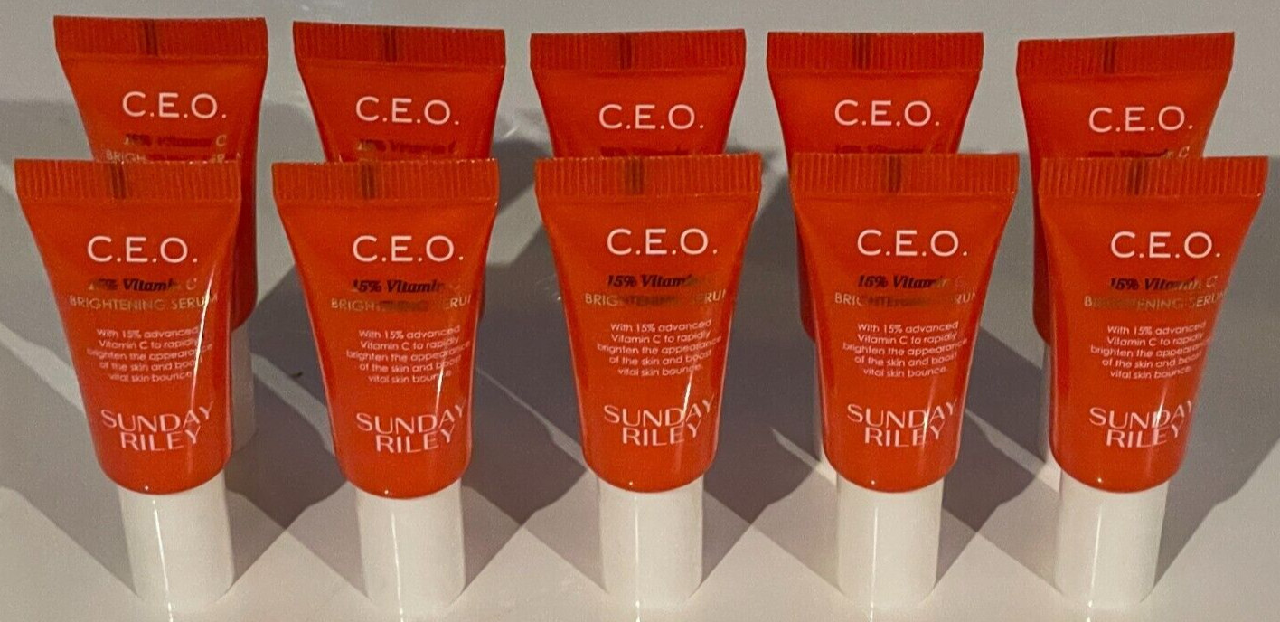 1.7oz. Sunday Riley C.E.O Vitamin C Brightening Serum CEO total 1.7oz./30ml