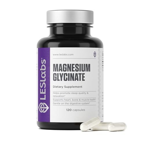 Magnesium Glycinate 120 Capsules Sleep Support Heart Health Stress