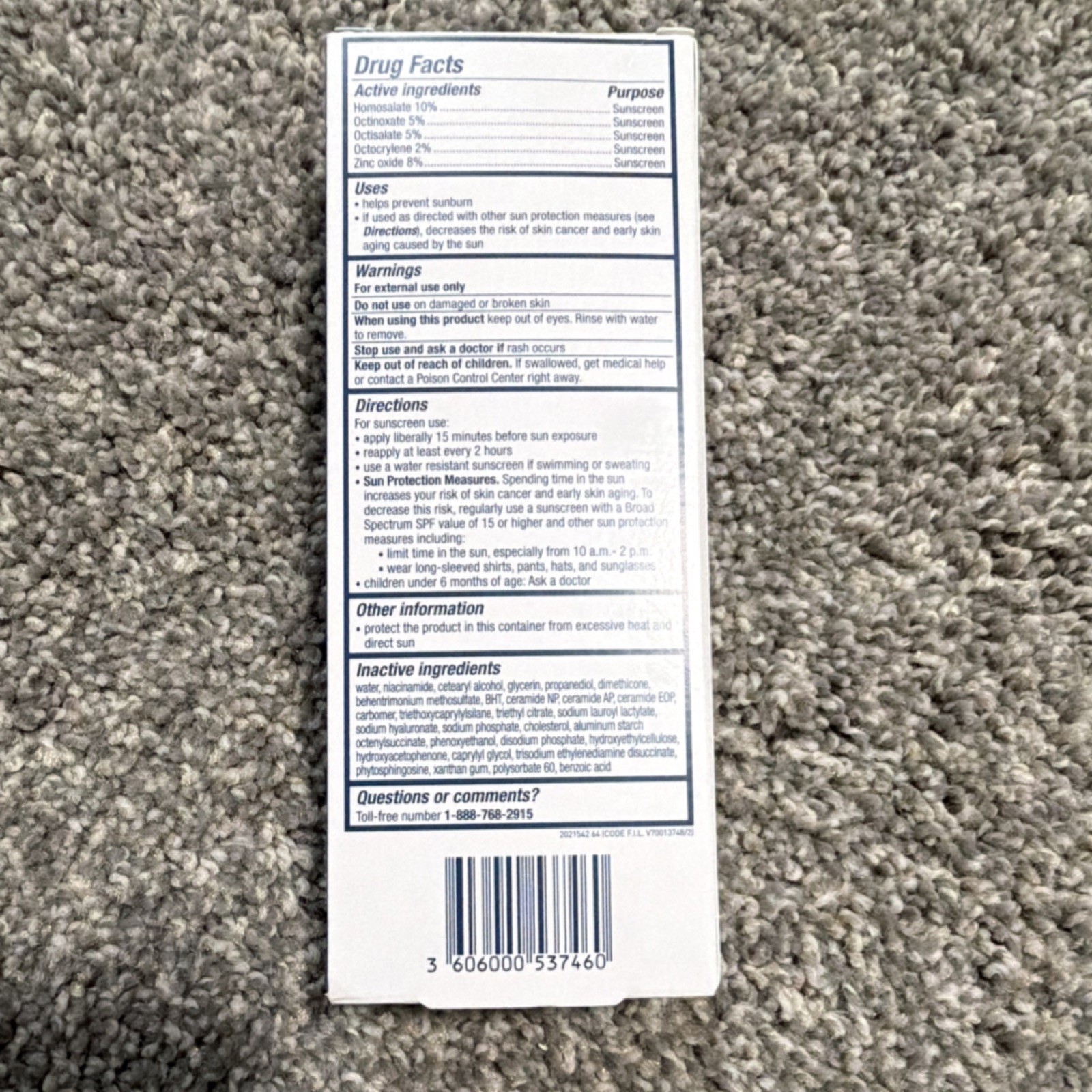 CeraVe AM Facial Moisturizing Lotion SPF 30 Broad Spectrum 3 fl oz Exp 2028/01