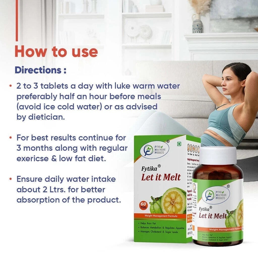 FYTIKA HEAL Let it Melt Weight Management Tablets – 60 tablet For Unisex