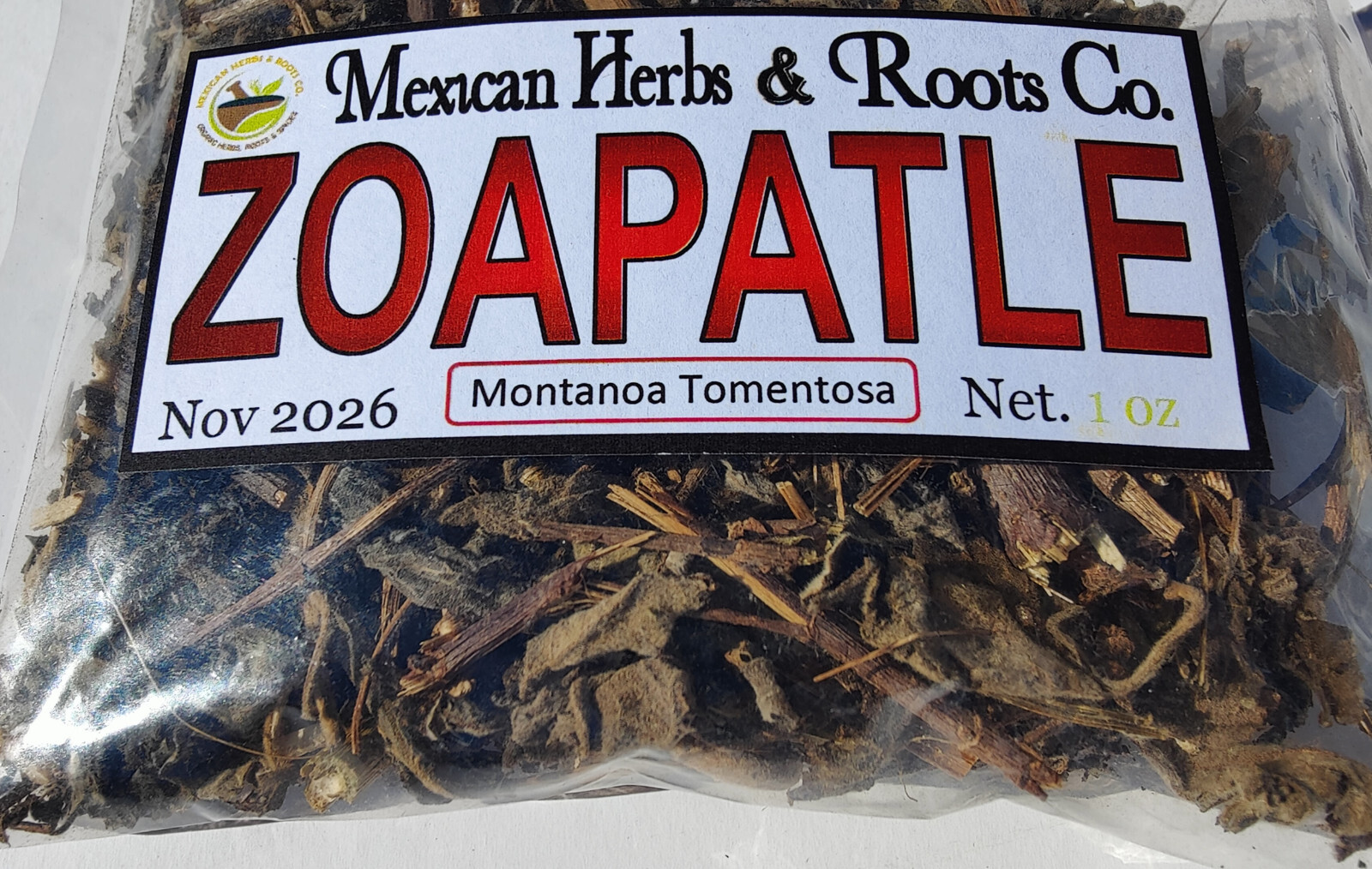 1oz Zoapatle, Zihuapatle, Cihuapatli, Montanoa tomentosa acahuiete,Ciguapatle