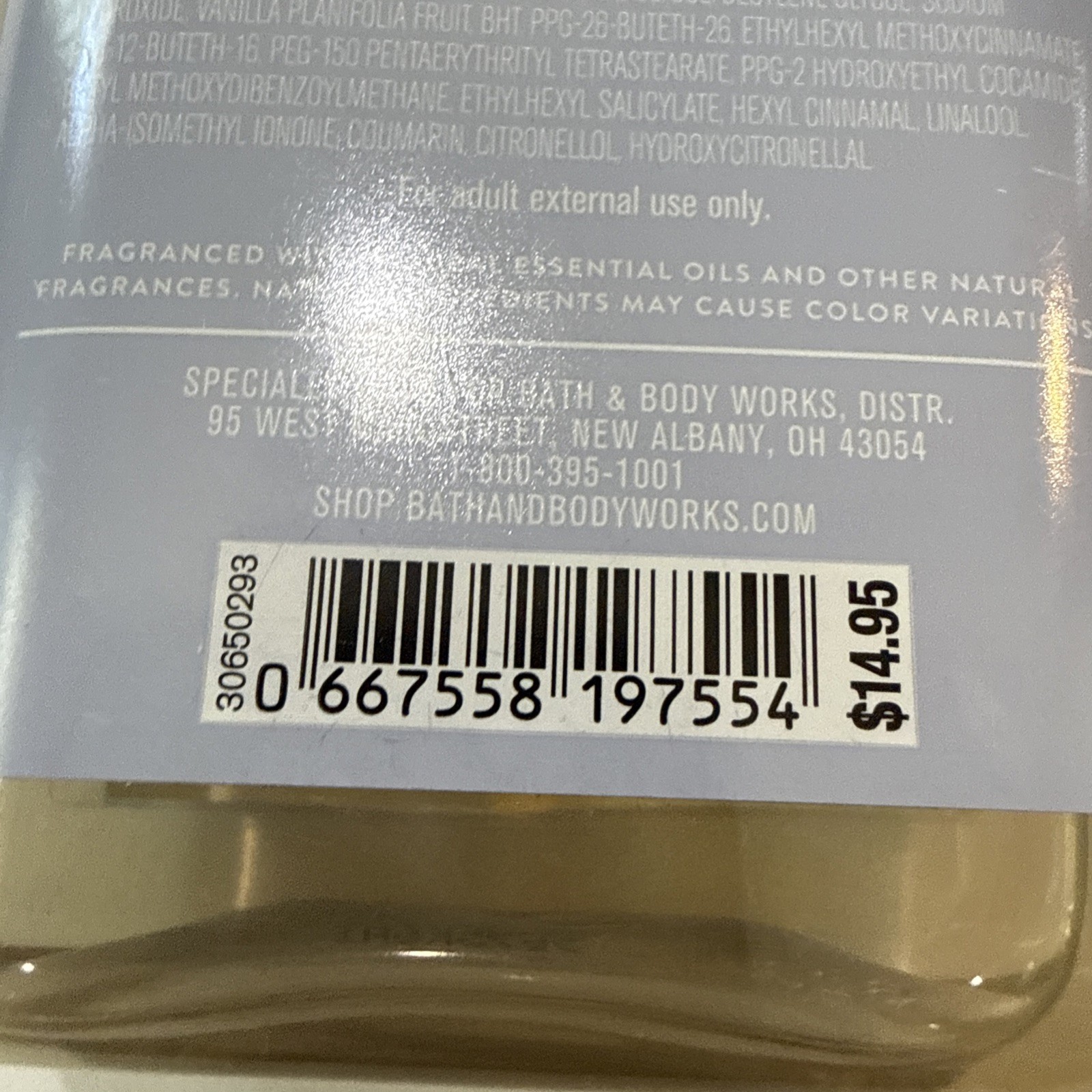 Bath &Body Works SLEEP Lavender & Vanilla Body Wash Foam Bath 10oz NEW