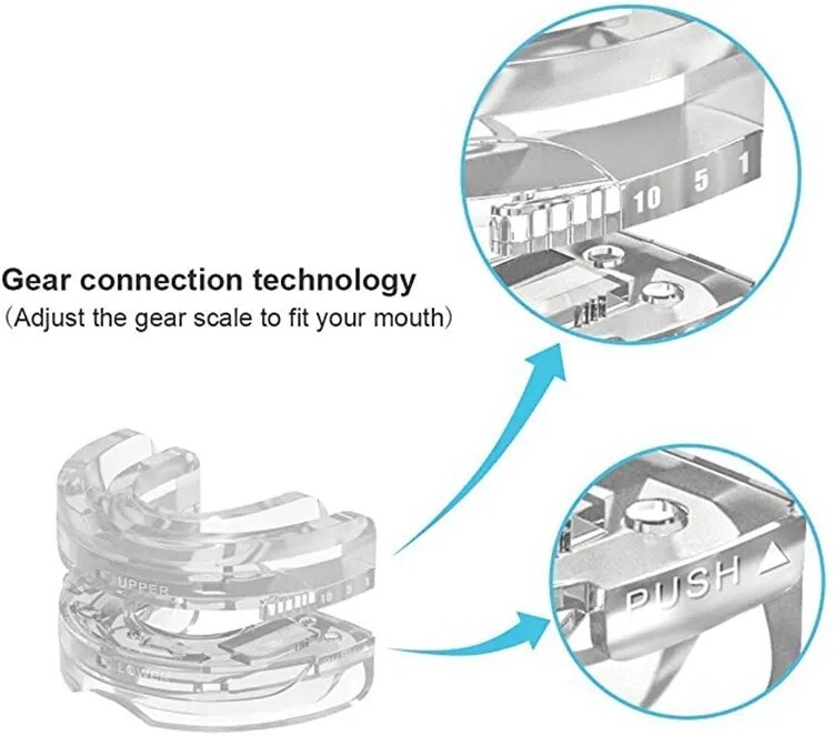 Snoring/TMJ/Sleep apnea/Jaw pain/Bruxism/Adjustable/Crack teeth/Night guard