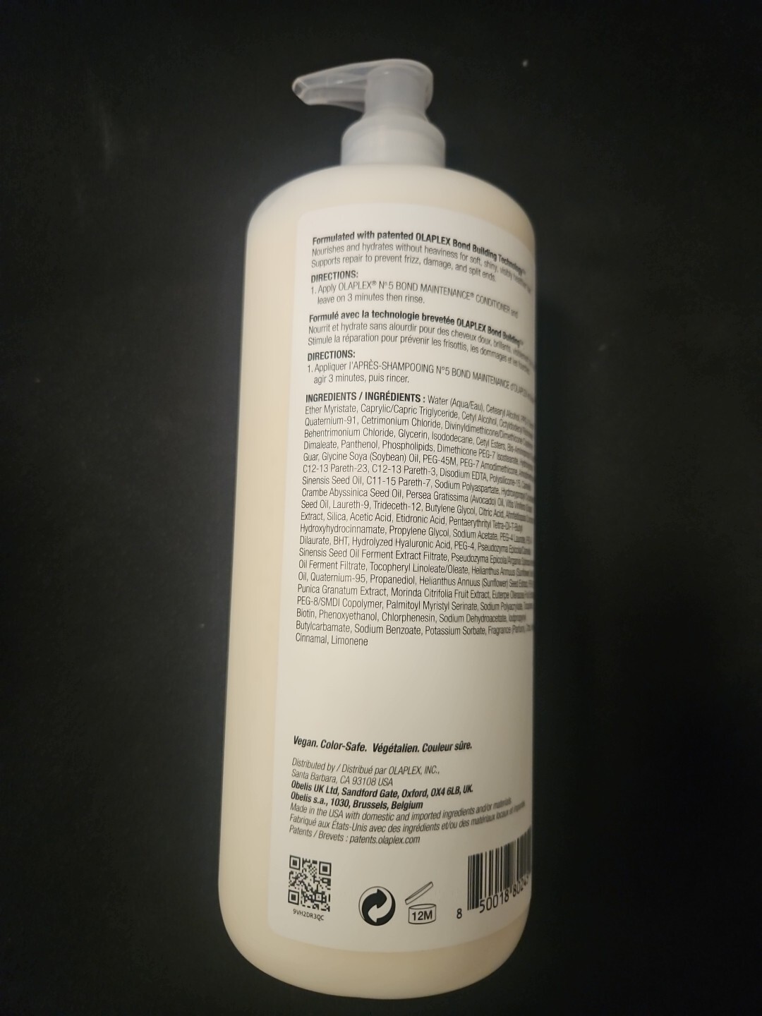 Olaplex No.5 Bond Maintenance Conditioner Repairs-Strengthens-Nourishes 33.8 oz,