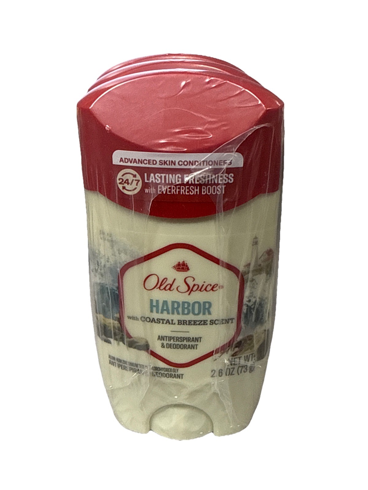 (3X) Old Spice Harbor Coastal Breeze Deodorant Antiperspirant 2.6oz for Men 6/26