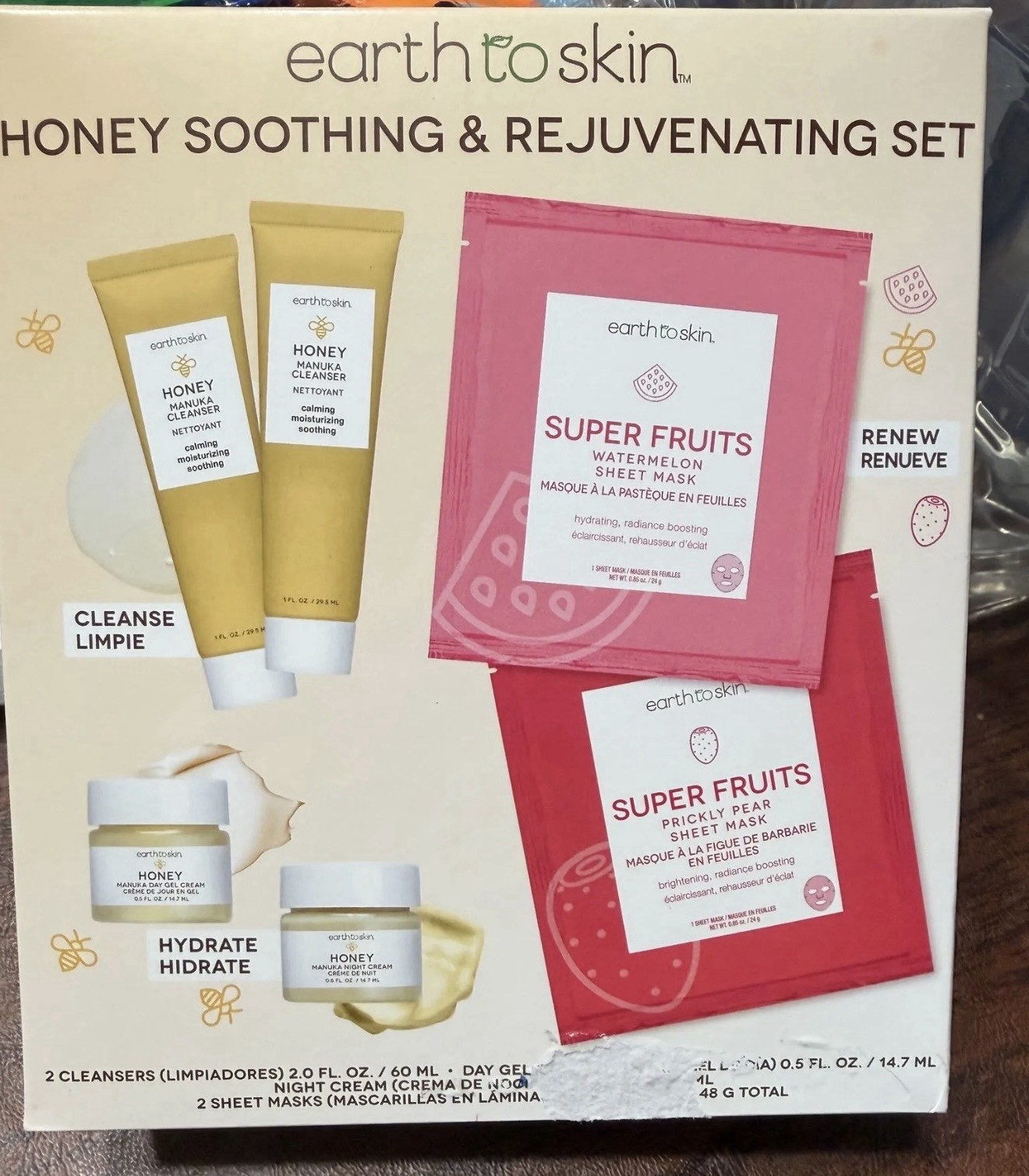 Earth To Skin Honey Soothing & Rejuvenating Set
