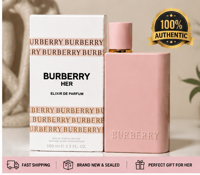 Burberry Her Elixir de Parfum 3.3 oz/100 ml Fragrance for Women | Free Shipping