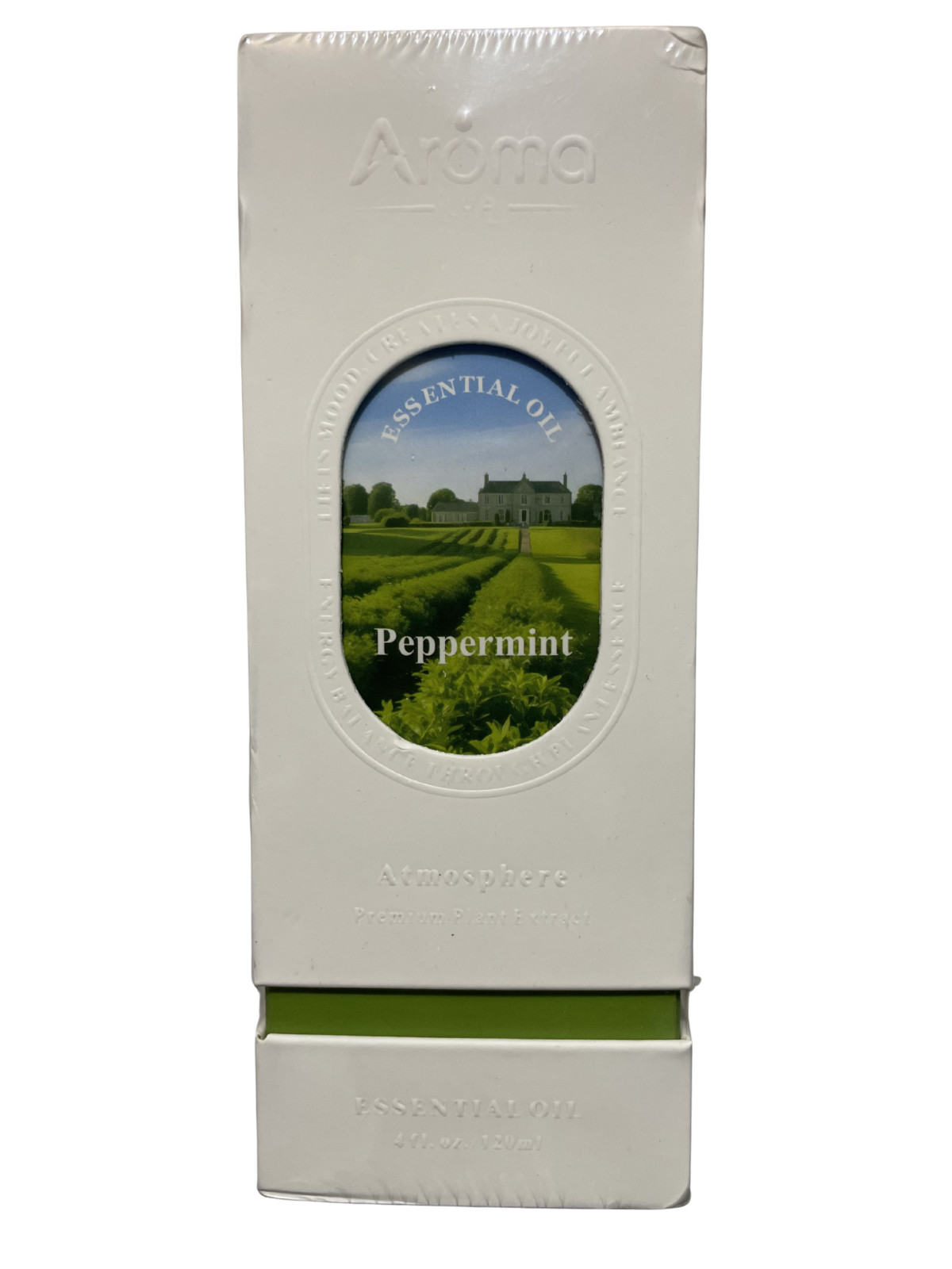 Aromalya Atmosphere Peppermint Essential Oil – 4 fl oz / 120ml (New in Box)