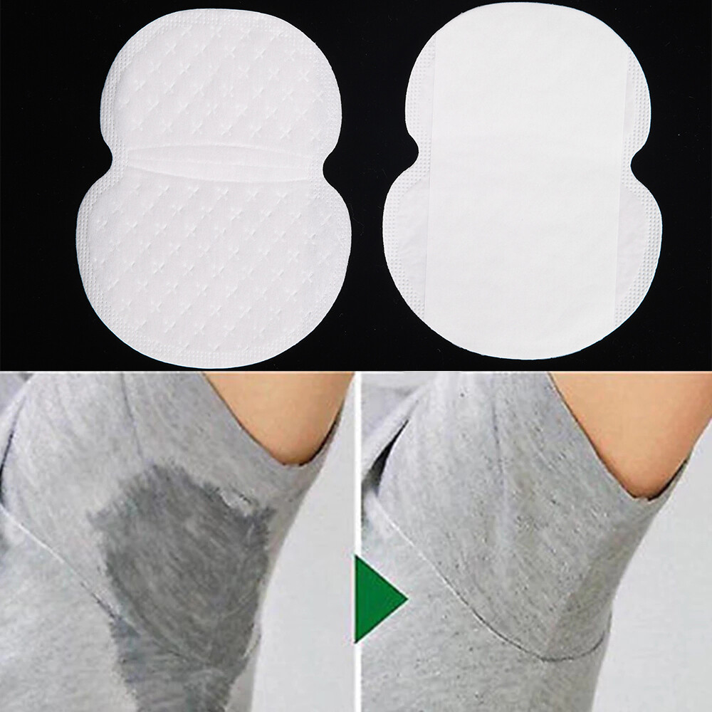 100pcs Underarm Armpit Sweat Pads Stickers Shield Guard Absorbing Disposable USA