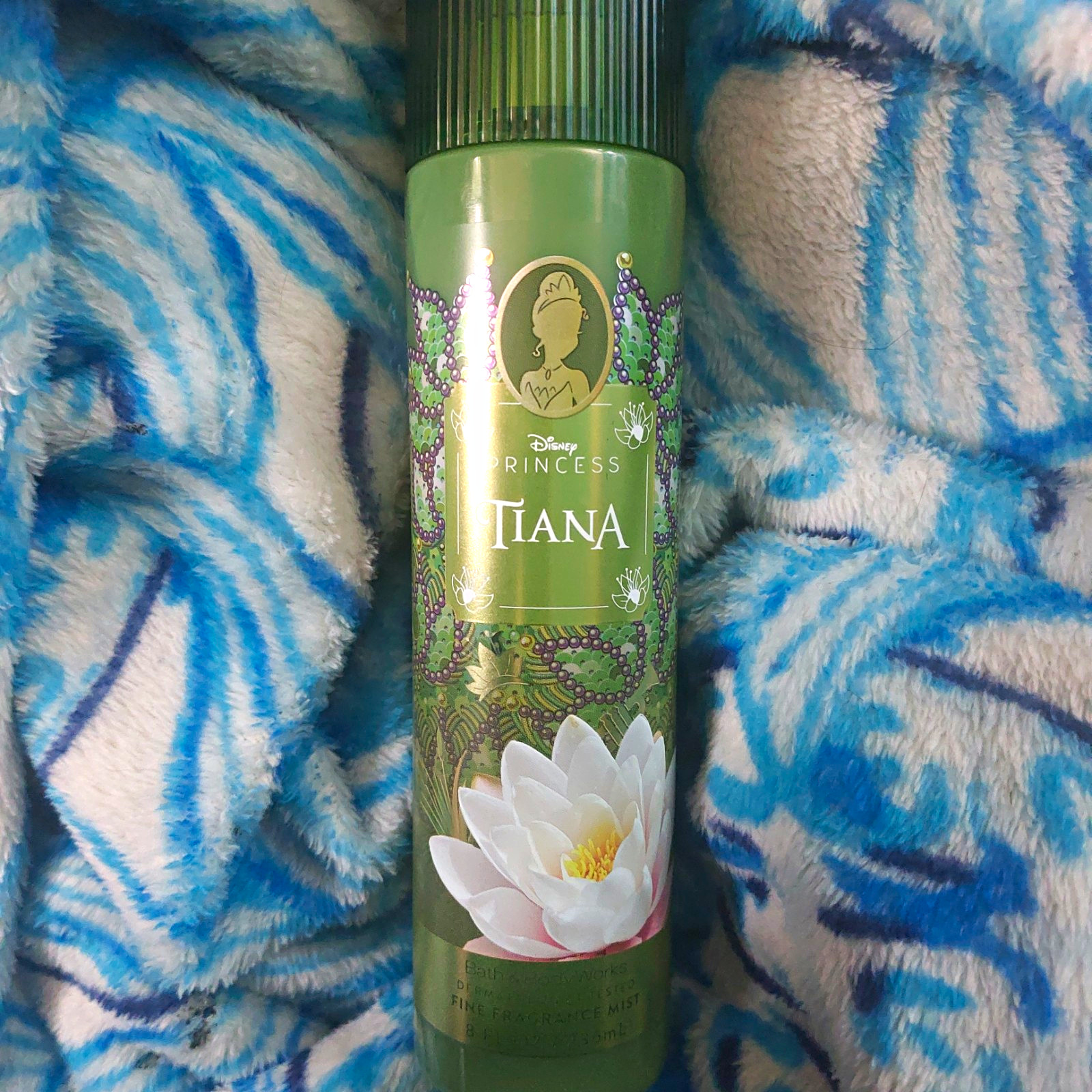 DISNEY~TIANA~FINE FRAGRANCE MIST~Delicate Water Lily Amber Woods~8oz