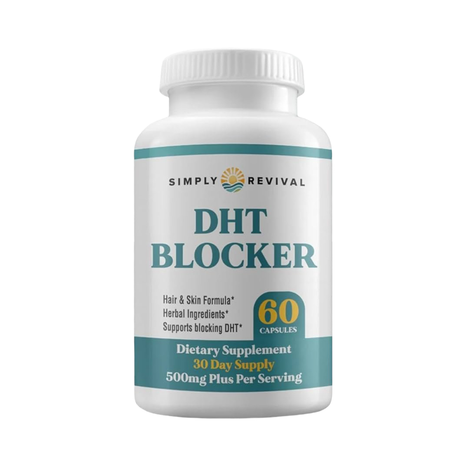 Simply Revival DHT Blocker – Promote Healthy Hair Growth – 60 Capsules