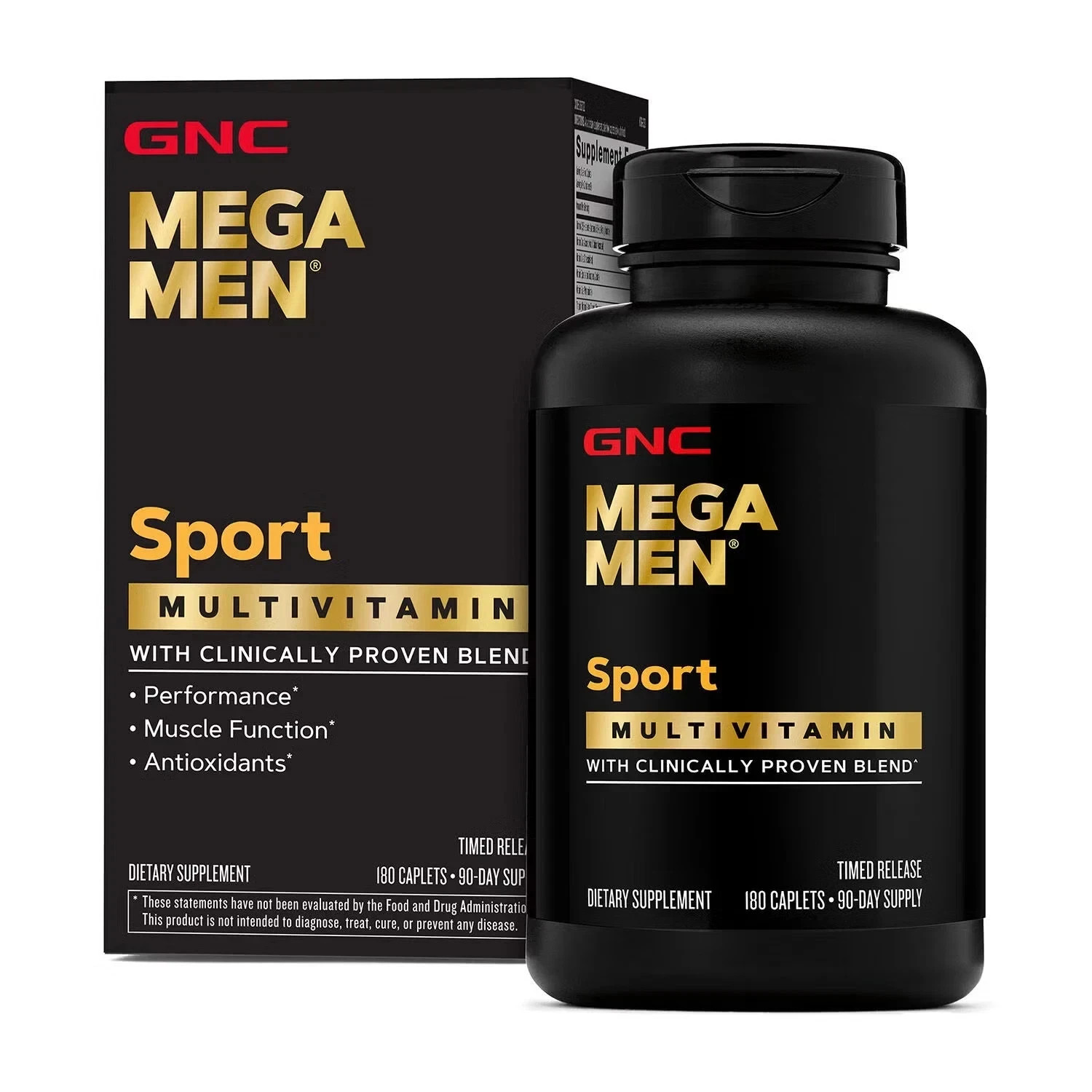 GNC Mega Men Sport 180 Caplets 2days fast end free shipping.