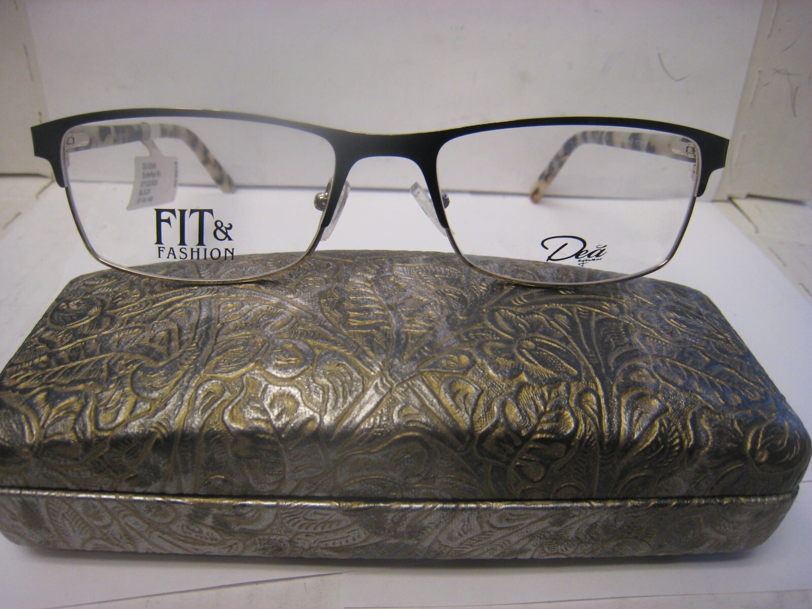 Dea Eyeglasses Frame DE-02040 Butterflyz Black 57-16-145-34v with case