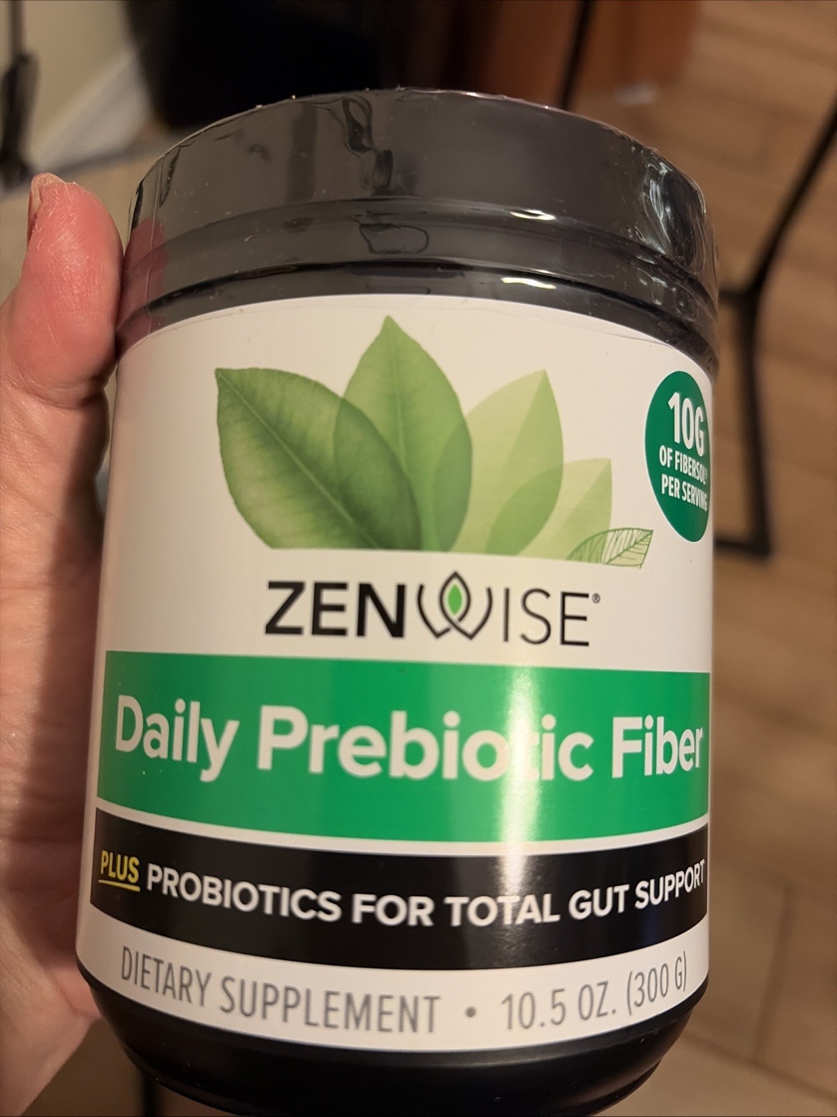 Zenwise Prebiotic Fiber Probiotics Bacillus Flaxseed Powder Digestive 10.5 oz