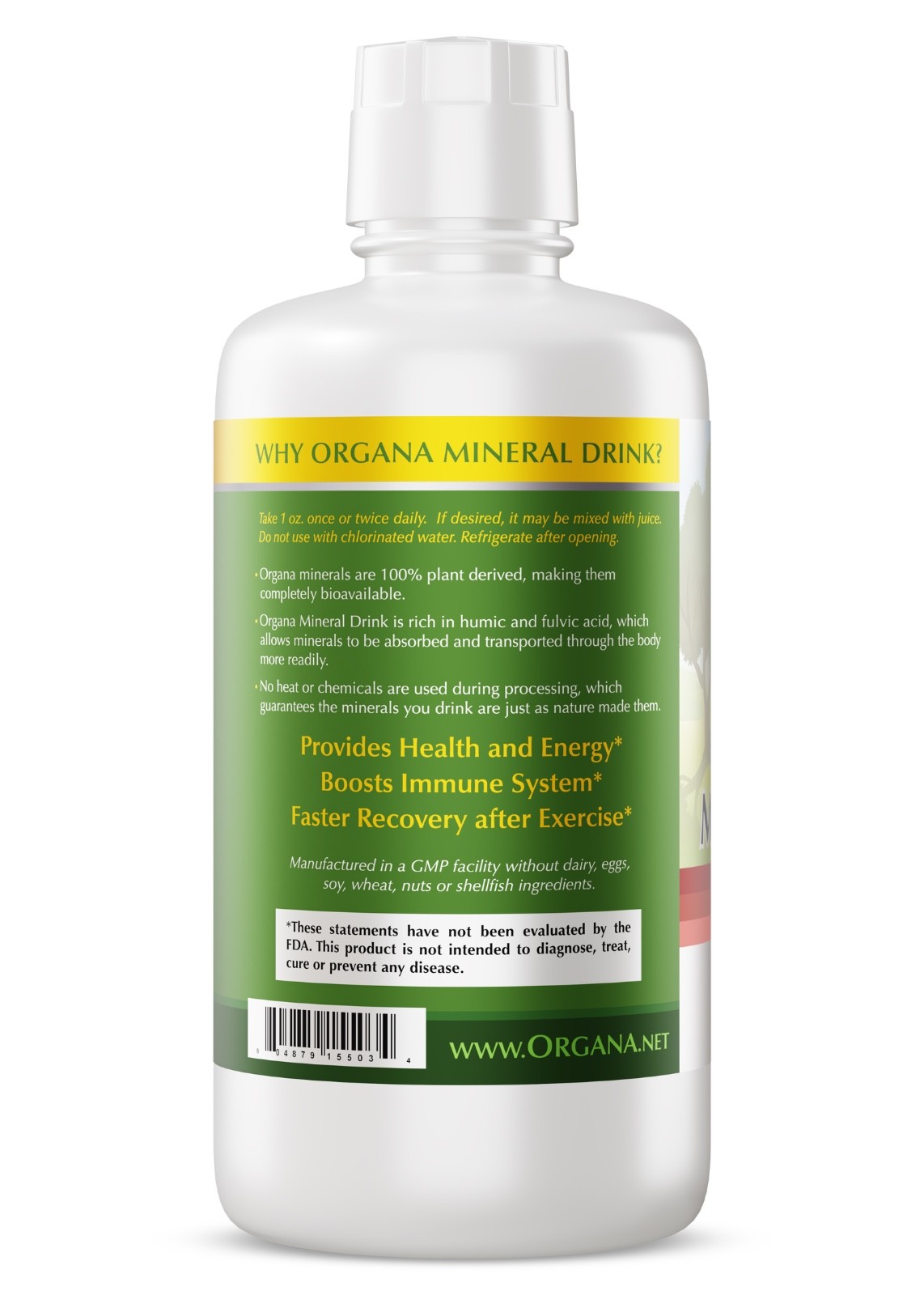 ✅ Organic Plant Derived Trace Minerals 32 oz Bottle – Colloidal Minerals