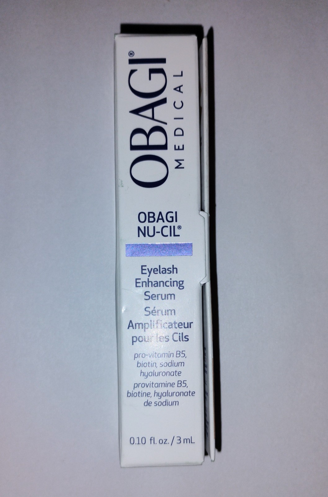 New – Obagi Nu Cil Eyelash Enhancing Serum 3ml 0.1oz Authentic