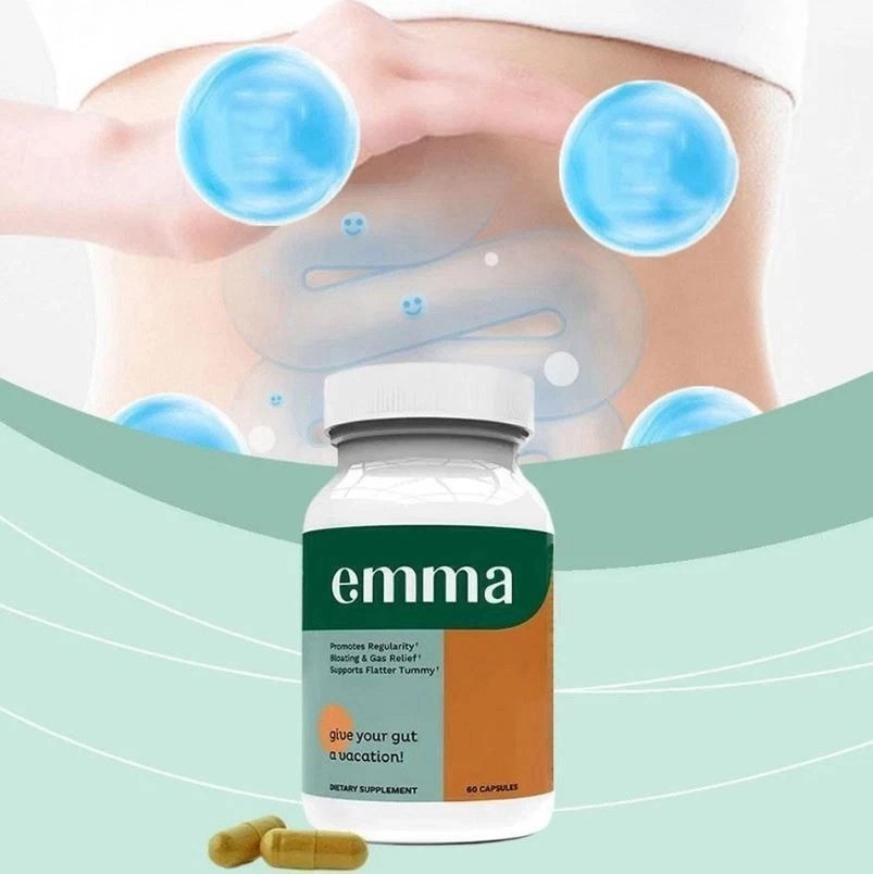 Emma Intestinal Cleanse Capsules 100% Natural Cleansing & Detox, 60 Count