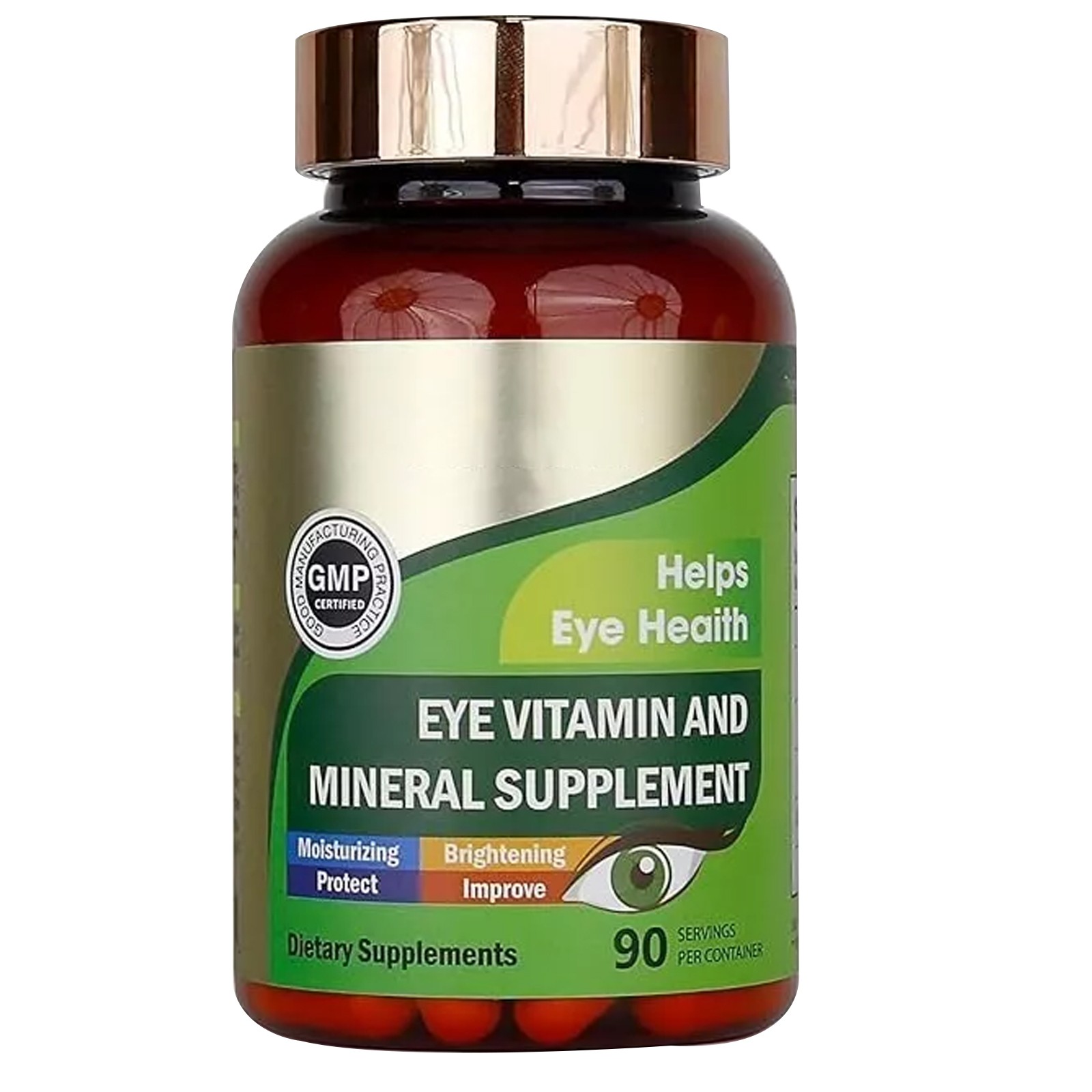 Lutein Eye Vitamins Supplement Eyes Dry Support Macular – Health 90 Capsules US