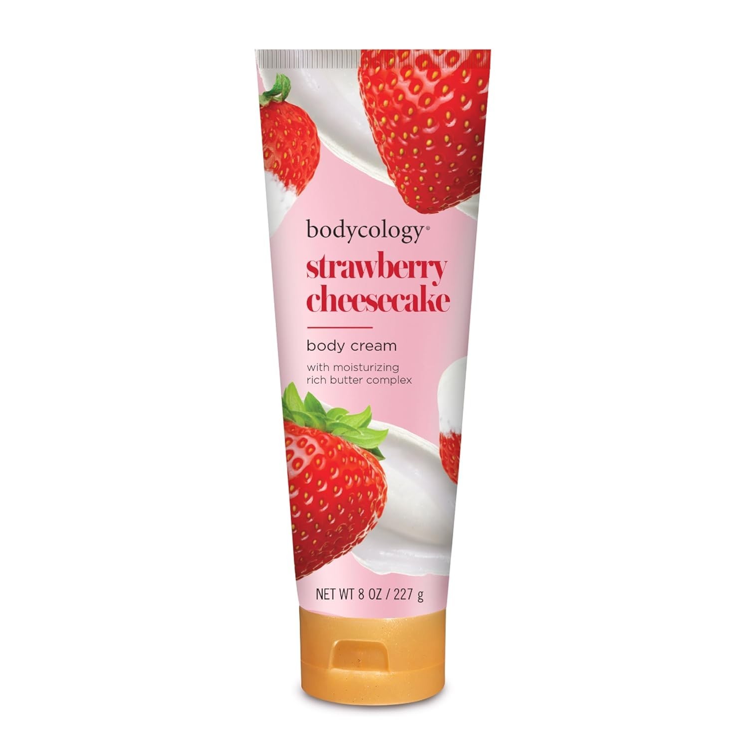 Ultra-Hydrating Strawberry Cheesecake Cream – 8 oz Non-Greasy Body Moisturizer