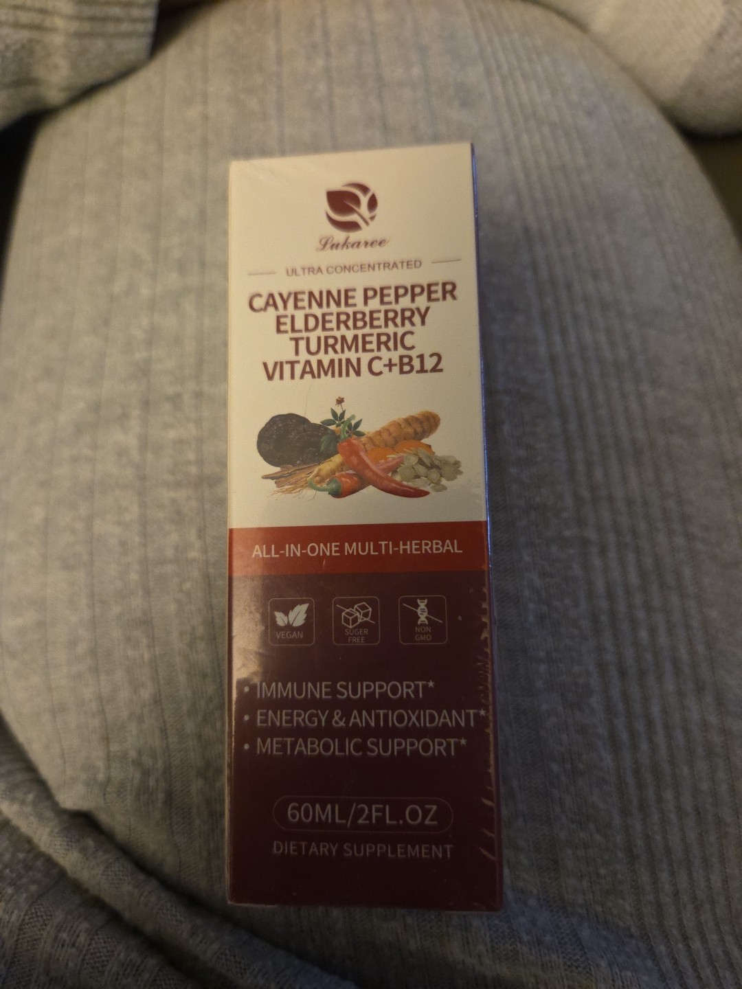 LuKaree Cayenne Pepper Eldeberry Tumeric Vitamin C& B12