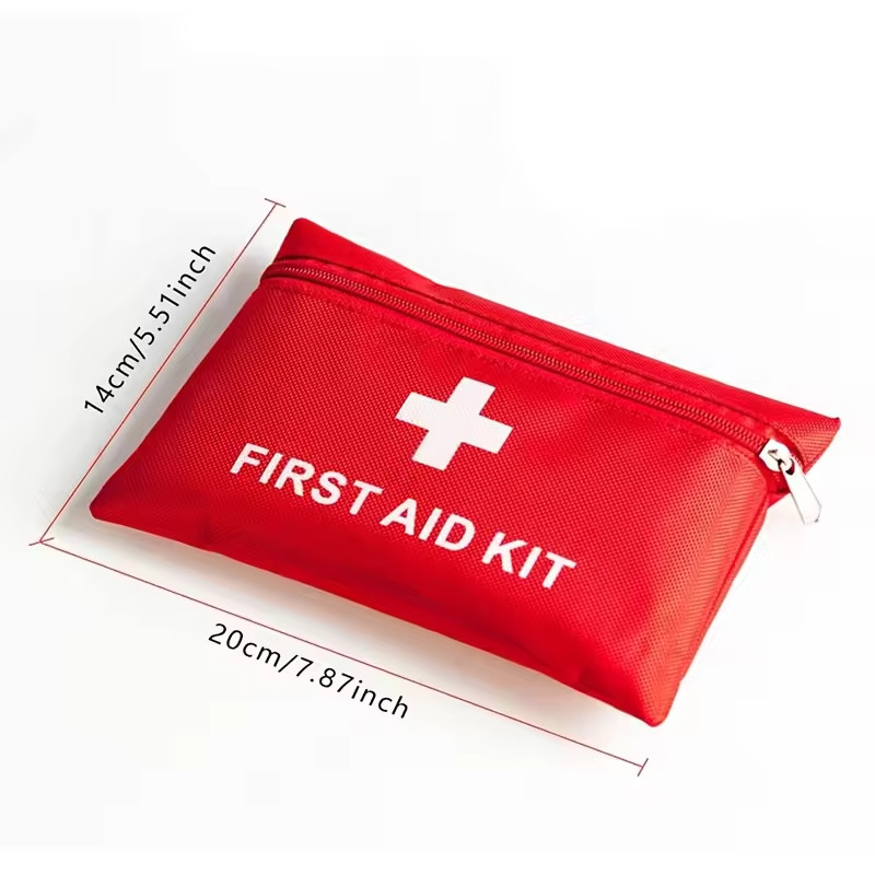 Compact First Aid Kit Emergency Medical Supplies for Home Car Travel Camping