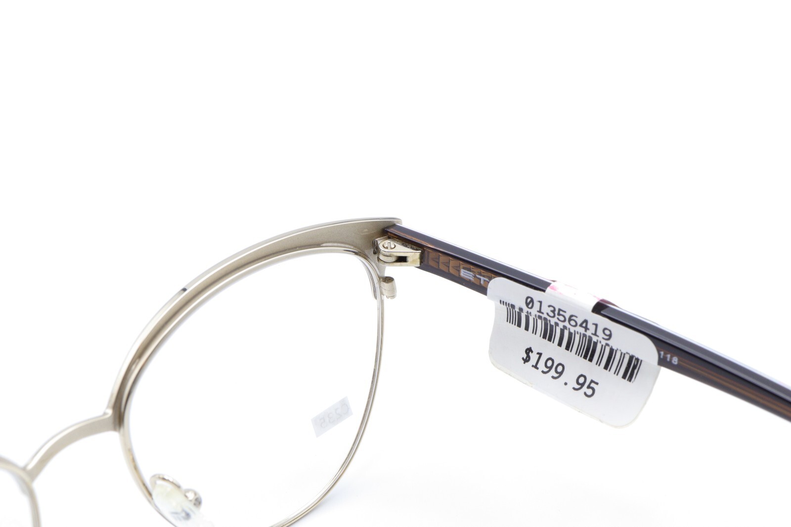ETRO ET2119 001 Black/Multi-color Paisley 53-17-140 Frames Made in ITALY C235