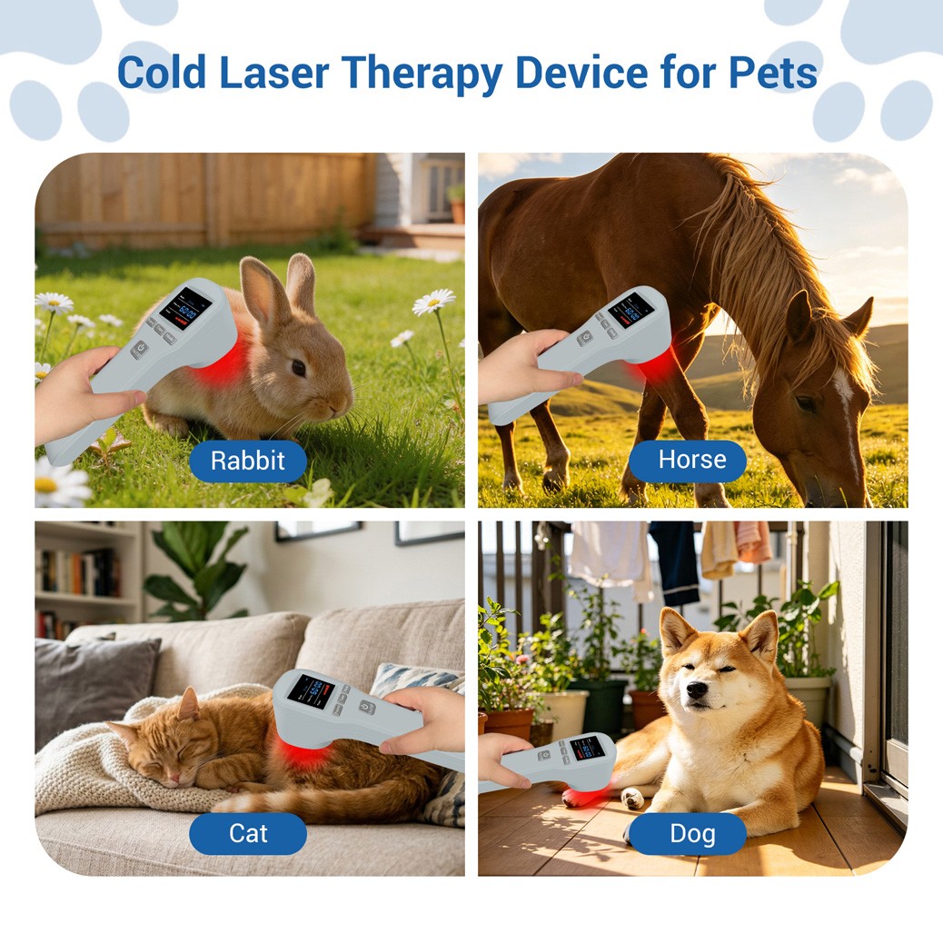 880mW Cold Laser Therapy Device for Pain Relief Arthritis Tennis Elbow Human Pet