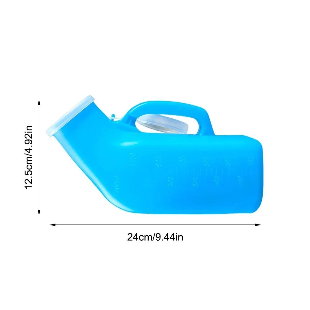 Thick plastic urinal for men 1-5 piece urinal, bottle with lid, urination conta
