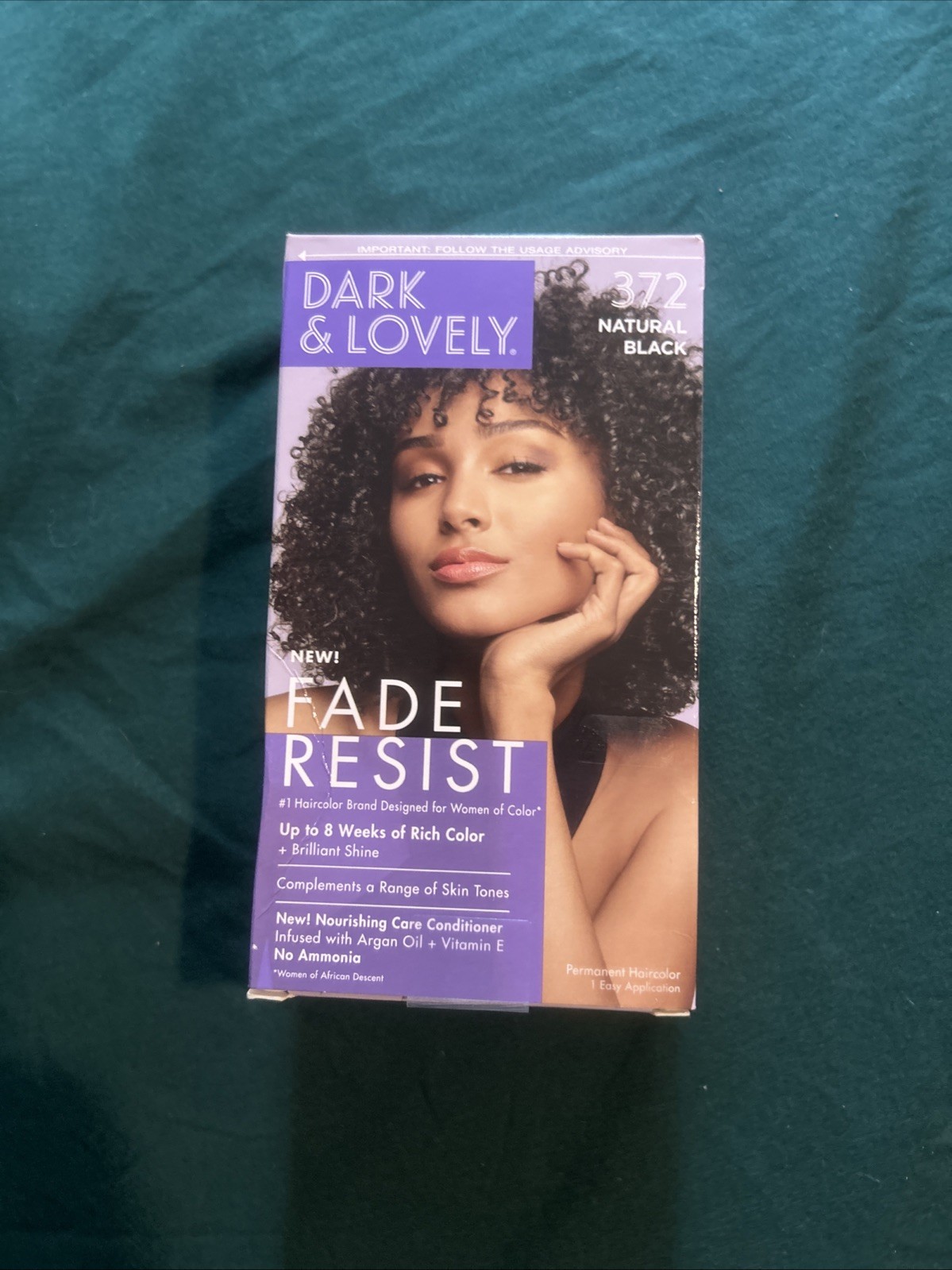 Dark & Lovely Fade Resist Hair Color #372 Natural Black