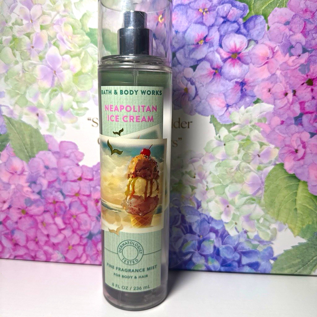 Bath & Body Works Neapolitan Ice Cream Fine Fragrance Mist 8 fl oz Paraben-Free