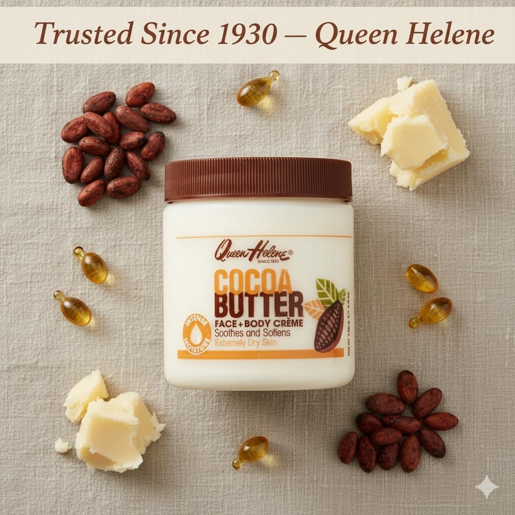 Moisturizing Cocoa Butter Cream – Fast-Absorbing Formula for All Skin Types