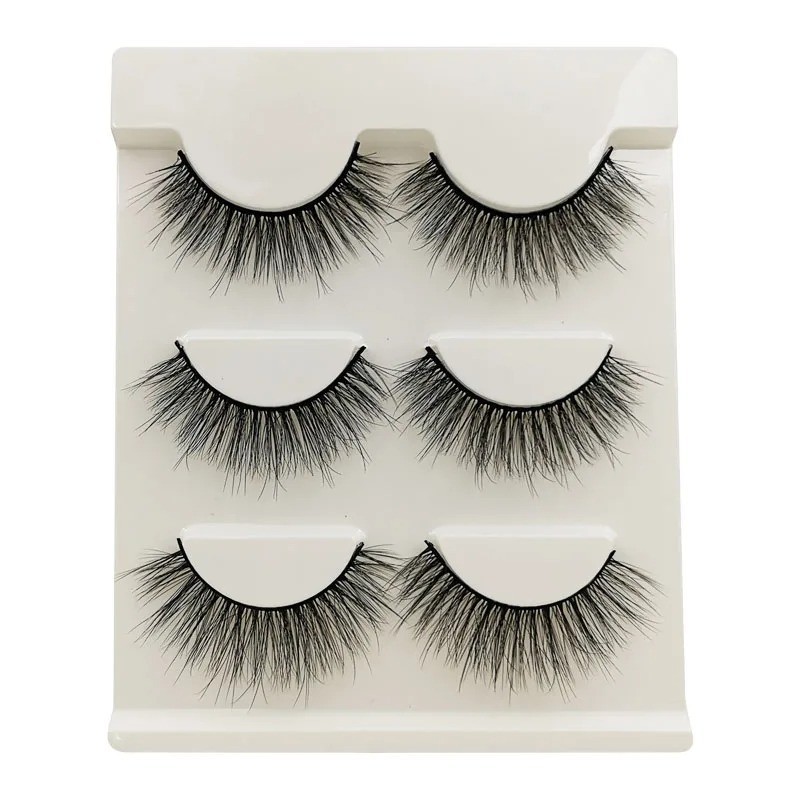 YSDO 3D Mink Eyelashes 3/5 Pairs Natural Fluffy Long False Lashes