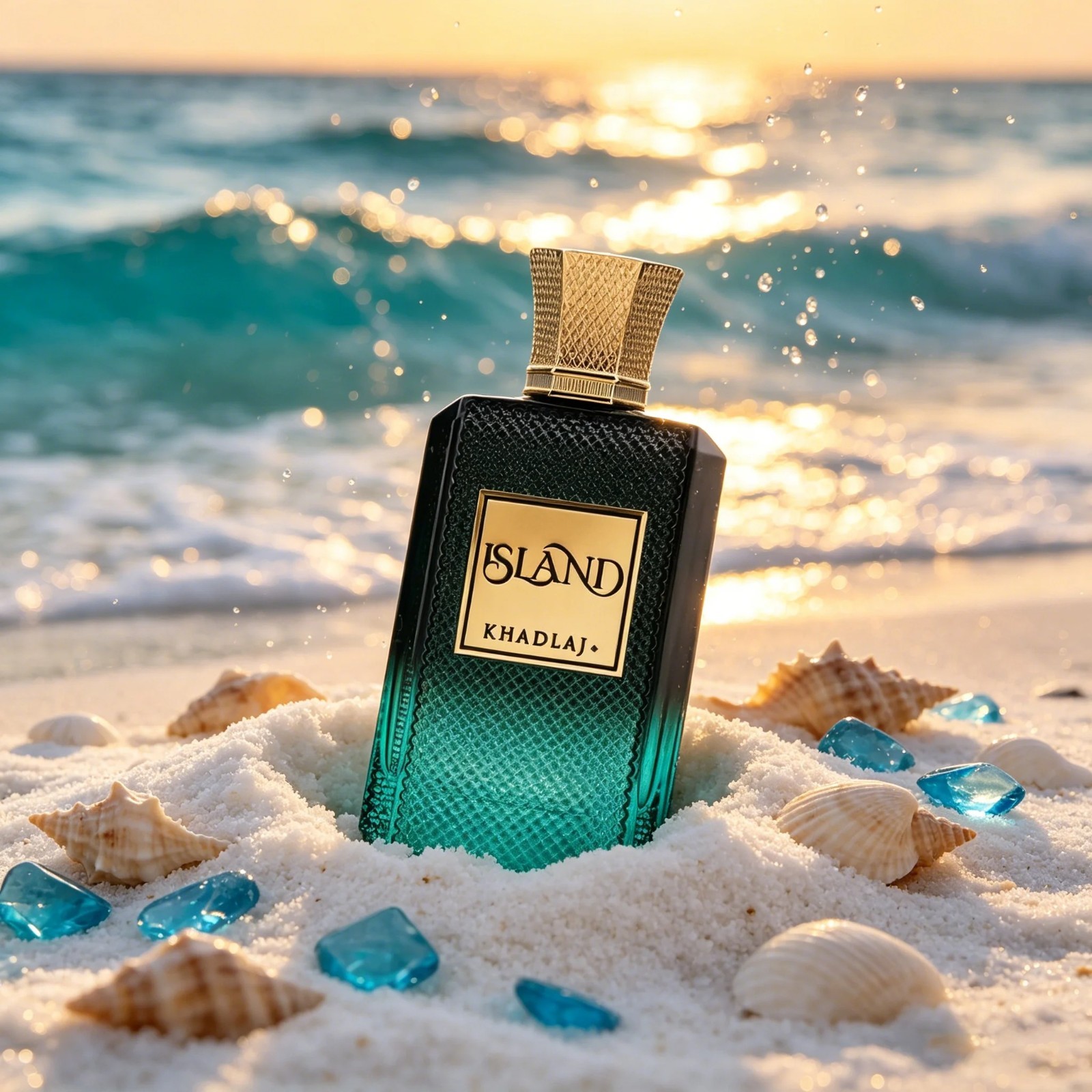 KHADLAJ Island Extrait de Parfum 100ml Unisex Luxury Tropical Fragrance