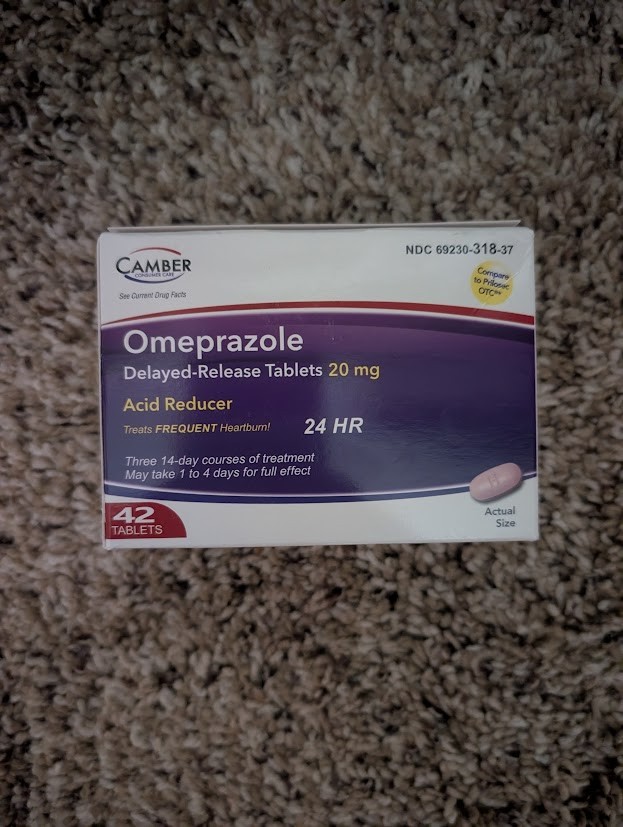 Equate Omeprazole 20mg Delayed Release Acid Reducer Tablets (42 Capsules)