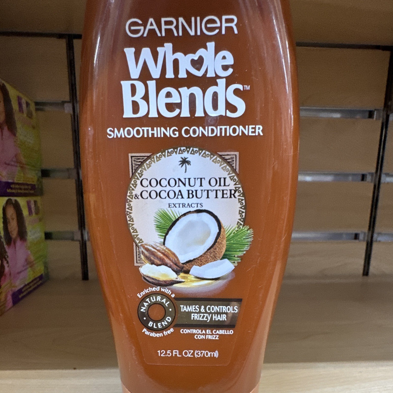 Garnier Whole Blends Smoothing Conditioner Coconut Oil & Cocoa Butter 12.5 fl oz