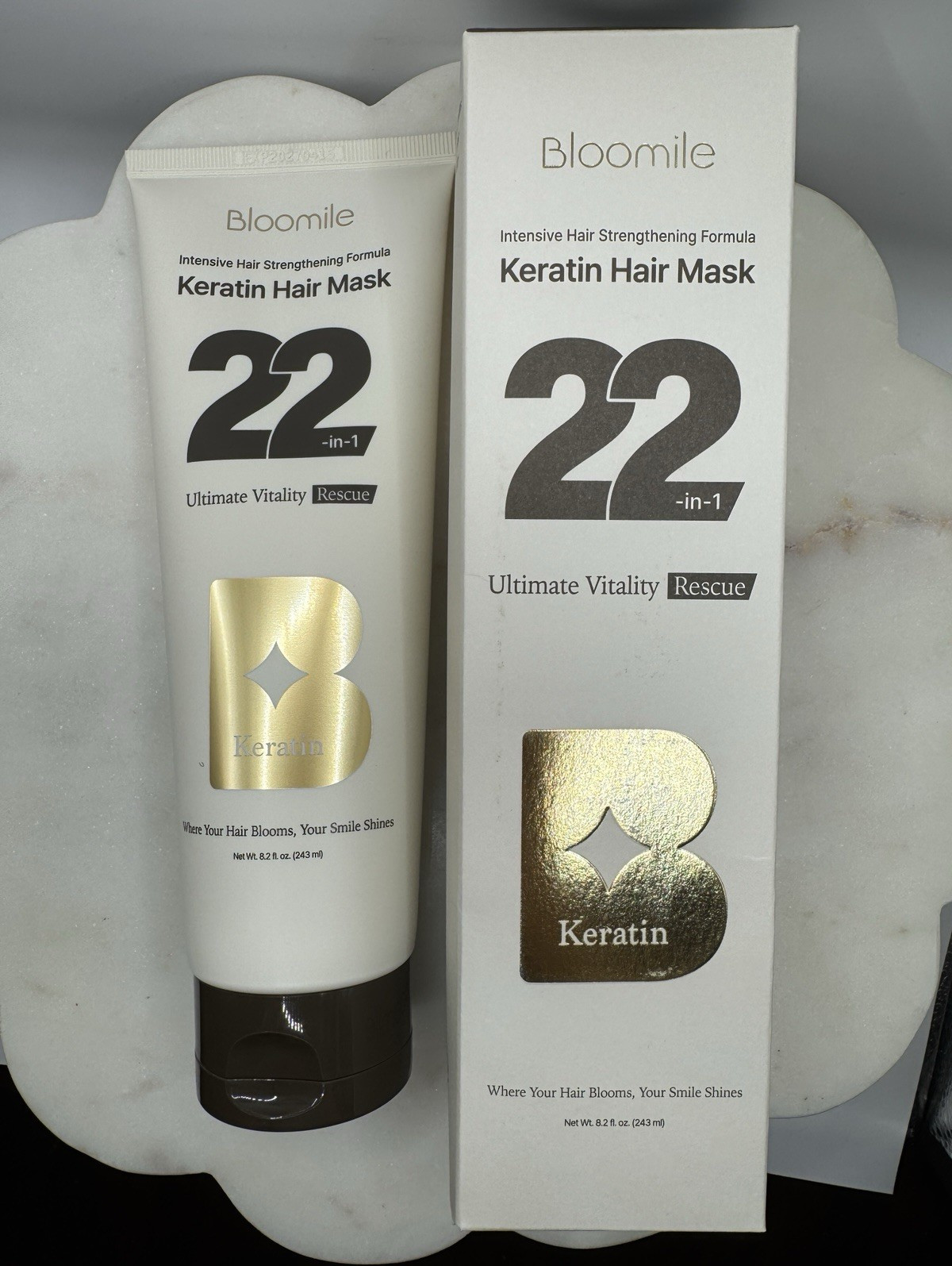 Bloomile Ultimate Vitality Rescue 22-in-1 Keratin Hair Mask 8.2 fl oz