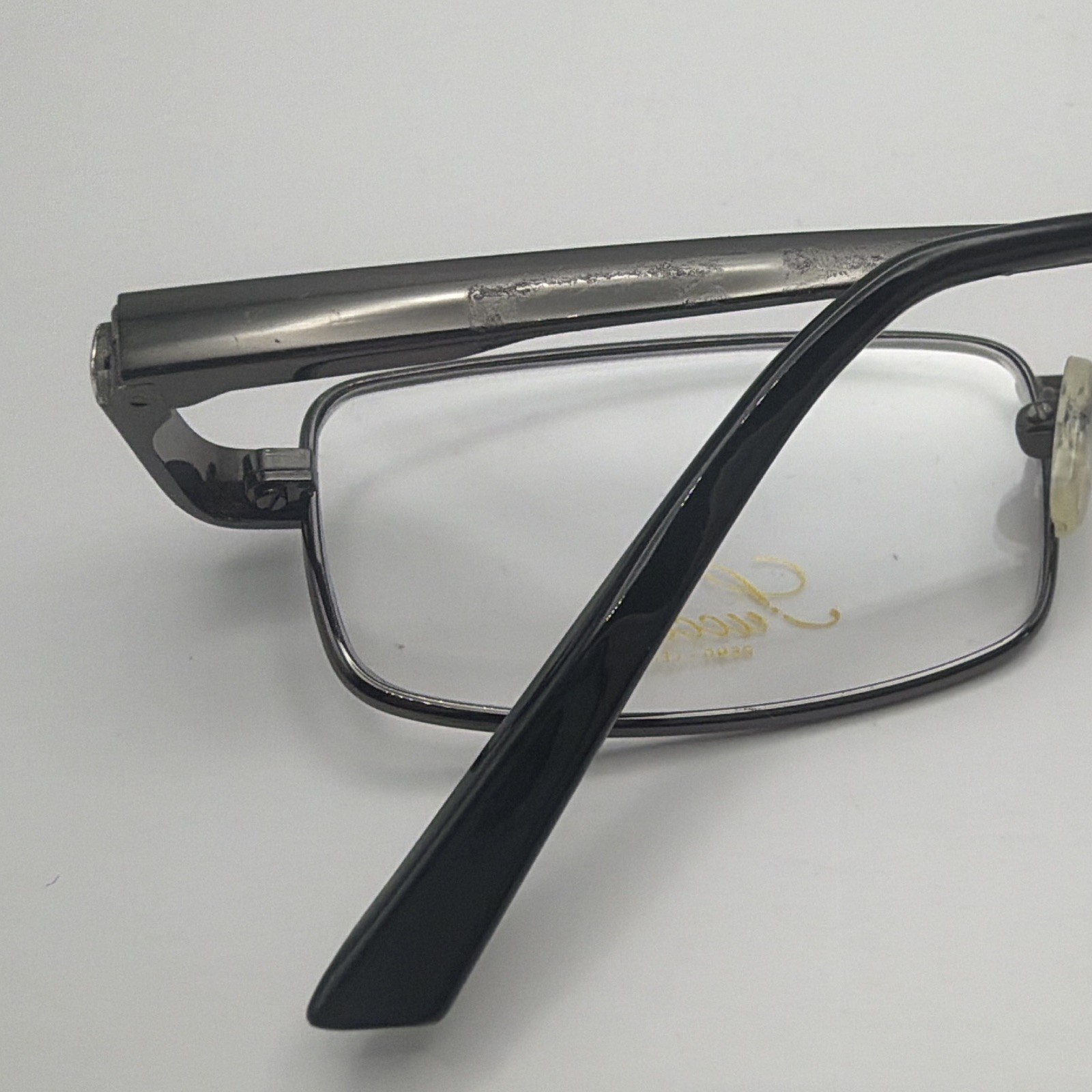 Success SS-368 Gunmetal Metal Rectangular Full Rim Eye Frames 52/18 145 5077