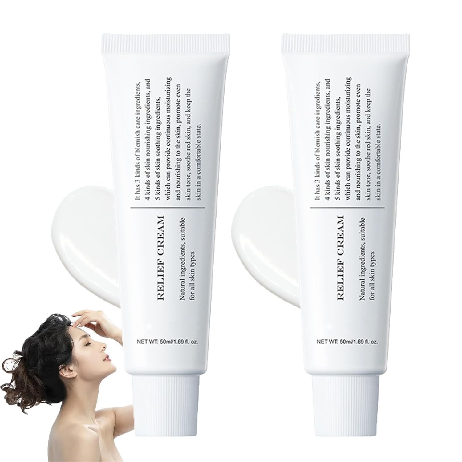 Korean Soothing Repair & Hydration Cream Duo