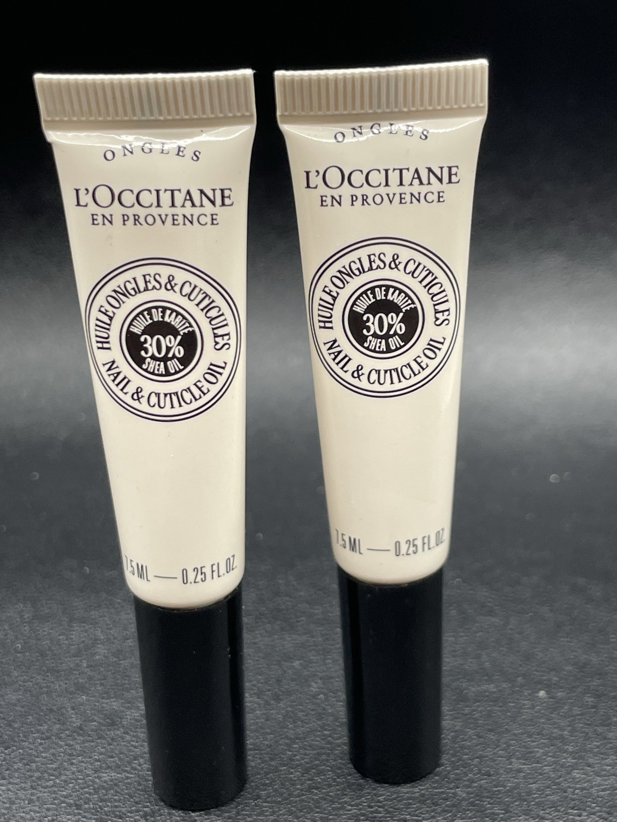 2 Pack L’Occitane Shea Nail & Cuticle Oil 0.25 fl oz / 7.5ml Each