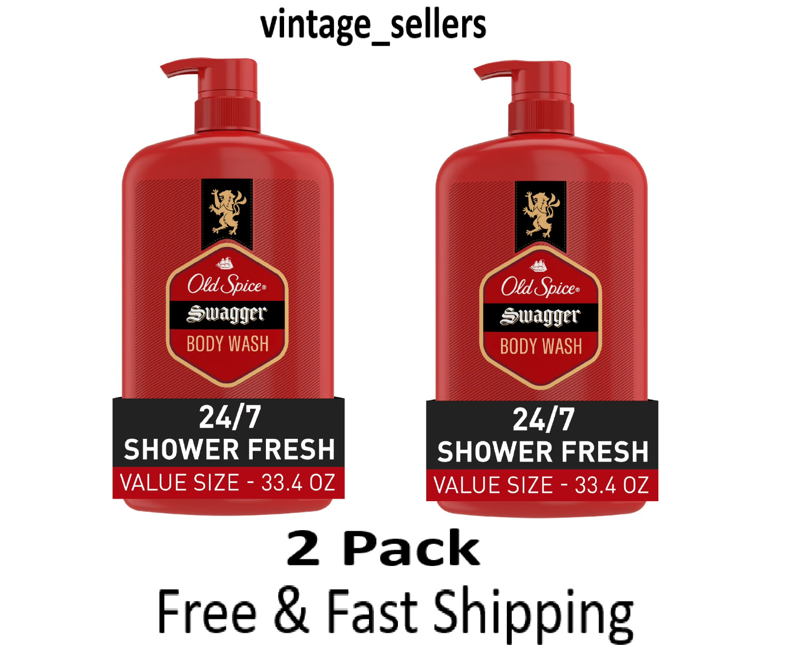 Old Spice Swagger Scent of Confidence, Body Wash for Men (33.4 fl oz., 2 Pack.)