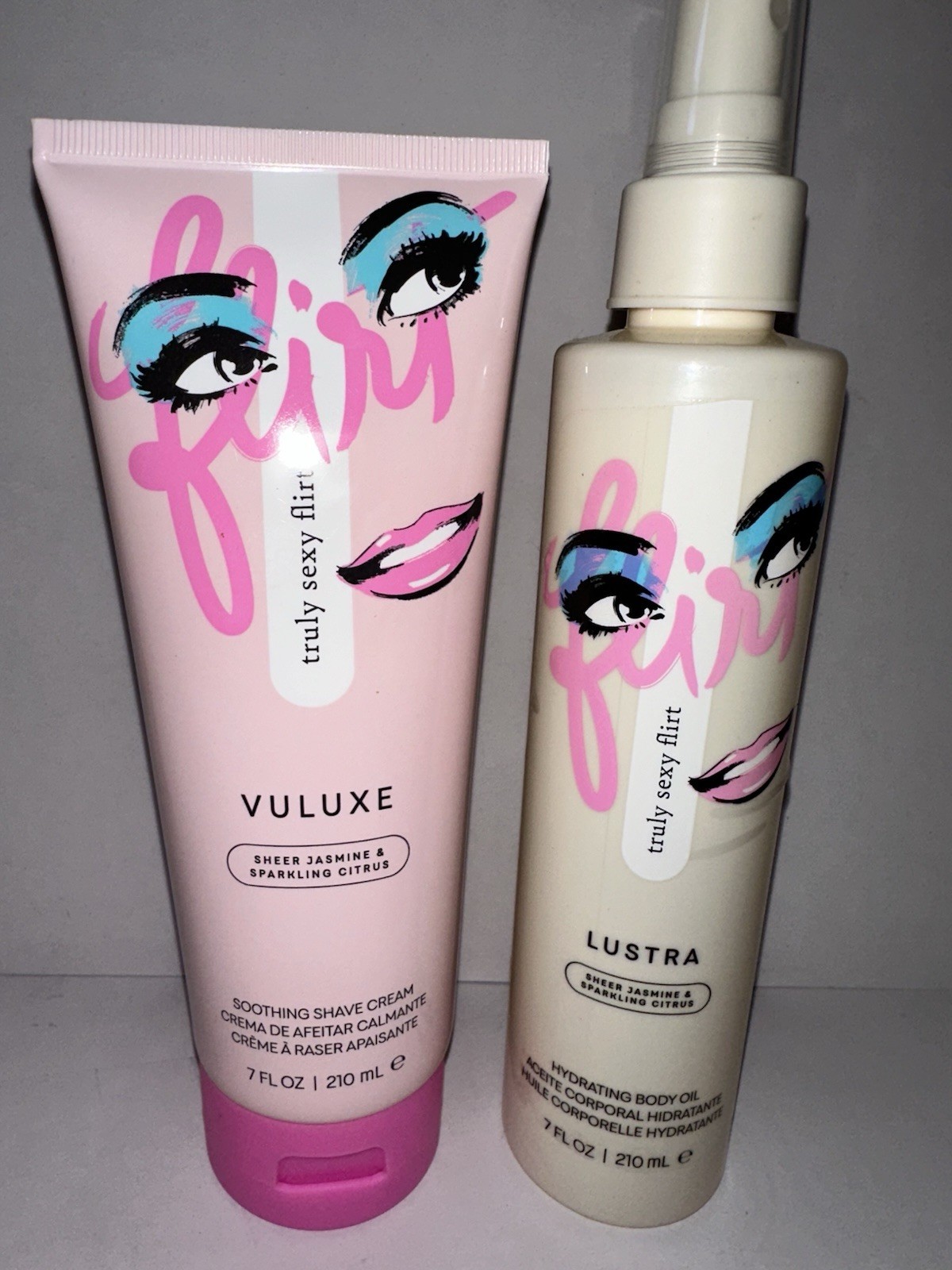 Euforia Pure Romance Vuluxe Shave Cream Body Oil Duo- Truly Sexy Flirt +Free 🎁!