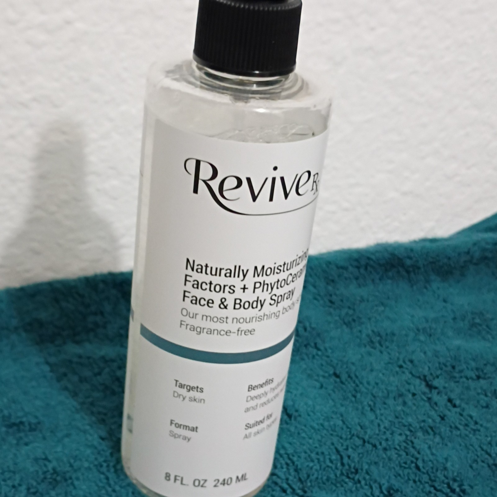 ReviveRx Hydrating Fragrance-Free Face & Body Moisturizer Spray 8 fl oz