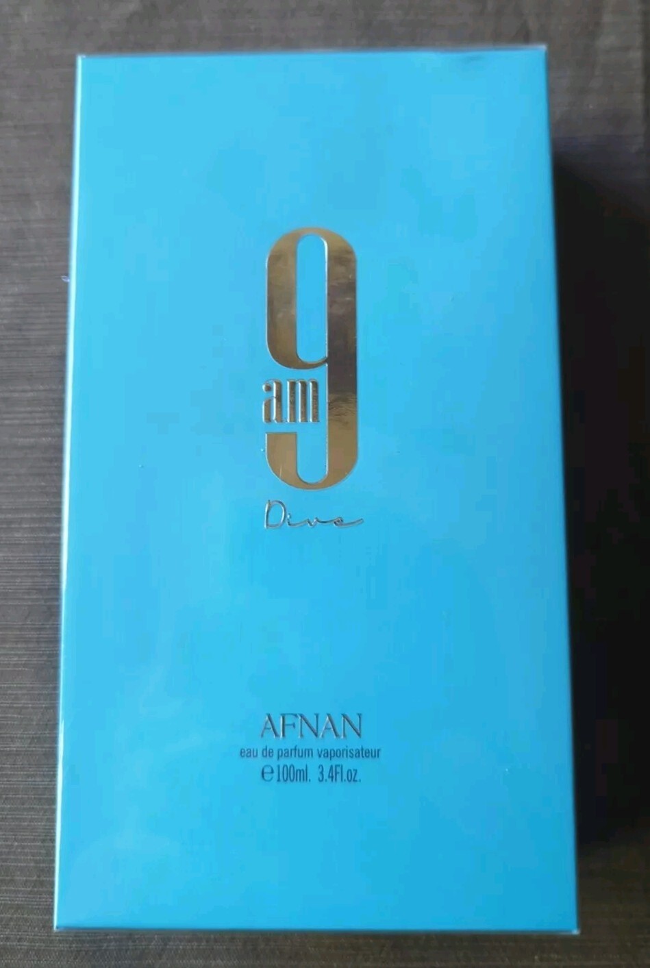9 am Dive by Afnan 3.4 oz Eau de parfum vaporisateur Unisex New In Box NIB