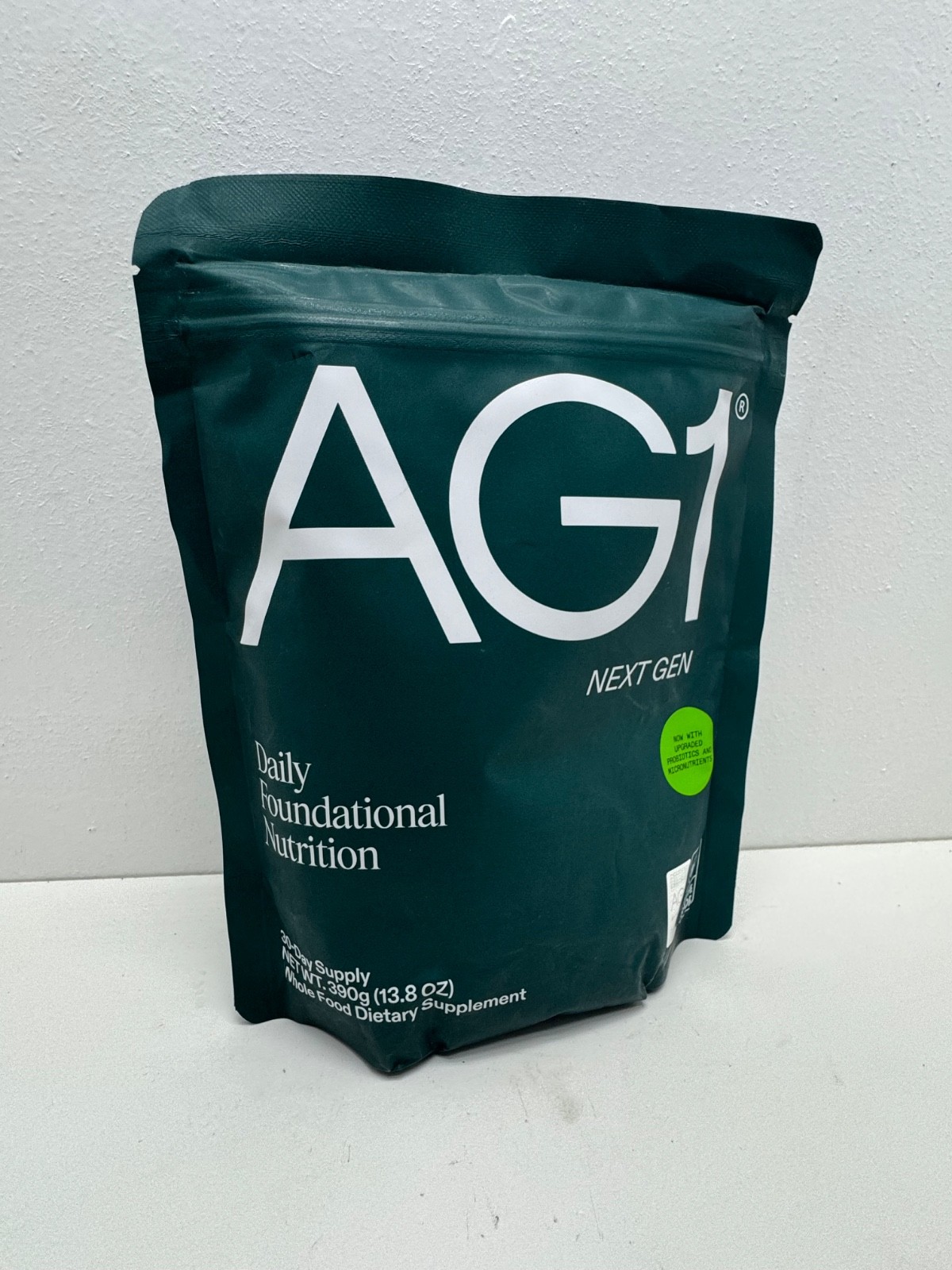 AG1 Athletic Greens PowderPouch 12.7oz/360g 30 Day Supply 1 Bag 08/2026