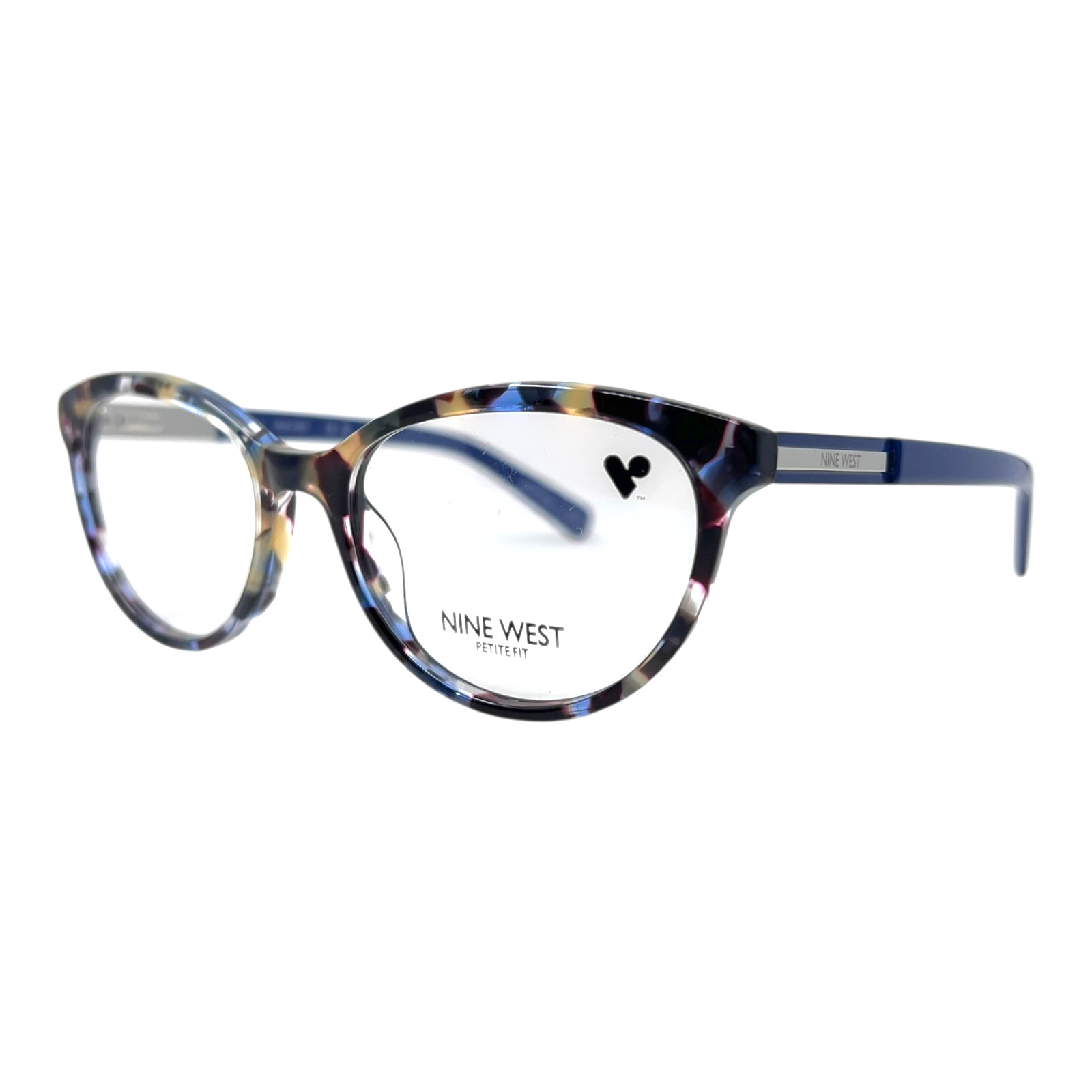 NINE WEST – NW5185 428 49/16/135 – BLUE PEARLIZED TORT NEW Authentic EYEGLASSES