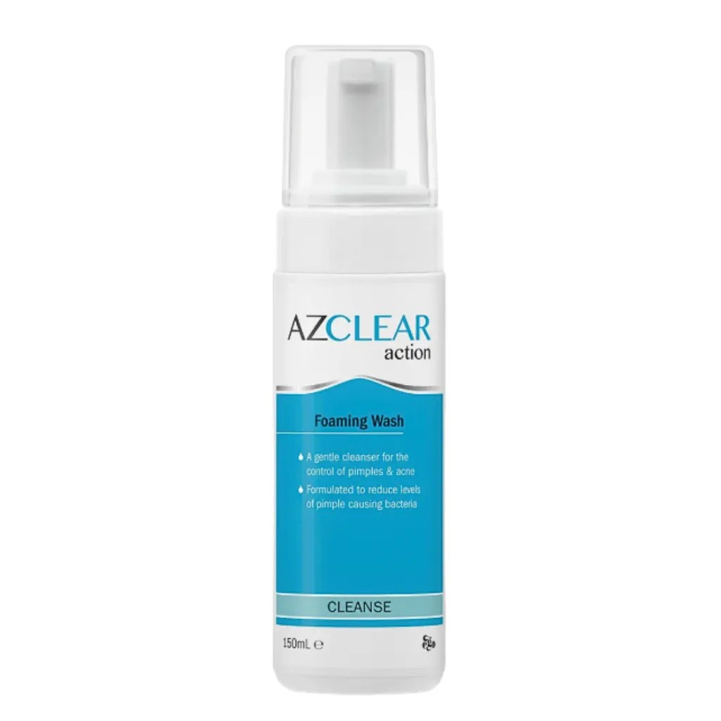 AZCLEAR Action Foaming Wash Cleanse (150ml) Gentle Anti-Acne (EXP DATE: 03/2030)