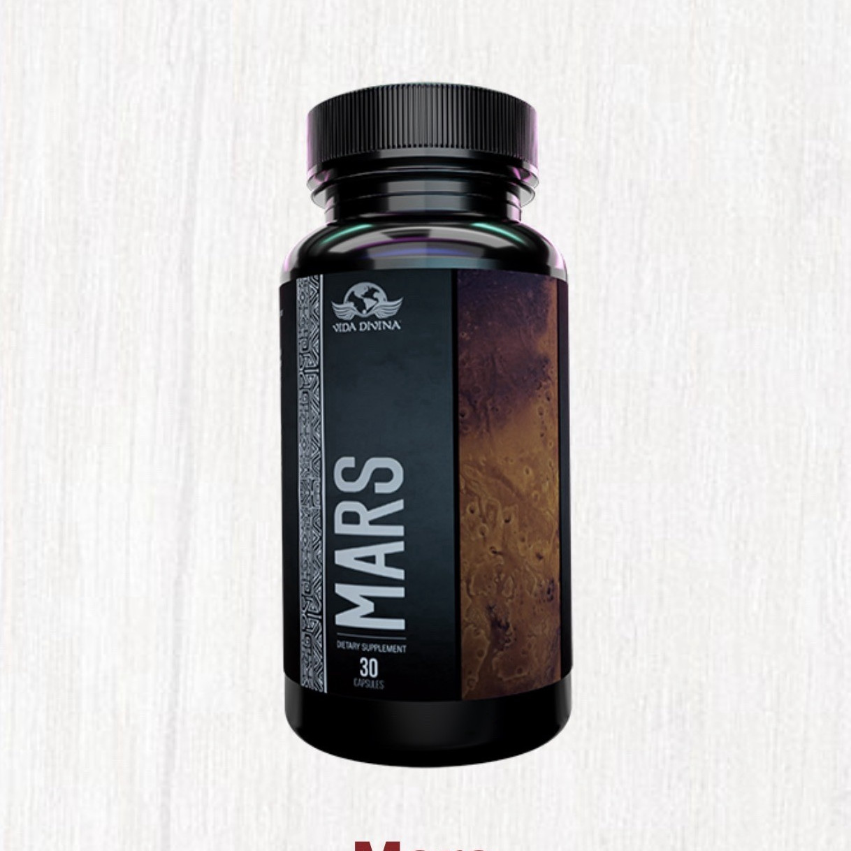 Vida Divina Mars Men’s Health Dietary Supplement Tablets, Niacin, Zinc, 30 ct